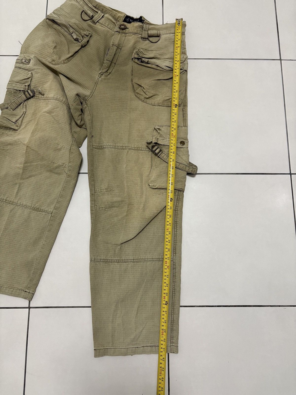 Japanese Brand Vintage Techno Cargo Bondage Pants Size US 34 / EU 50 - 8 Thumbnail