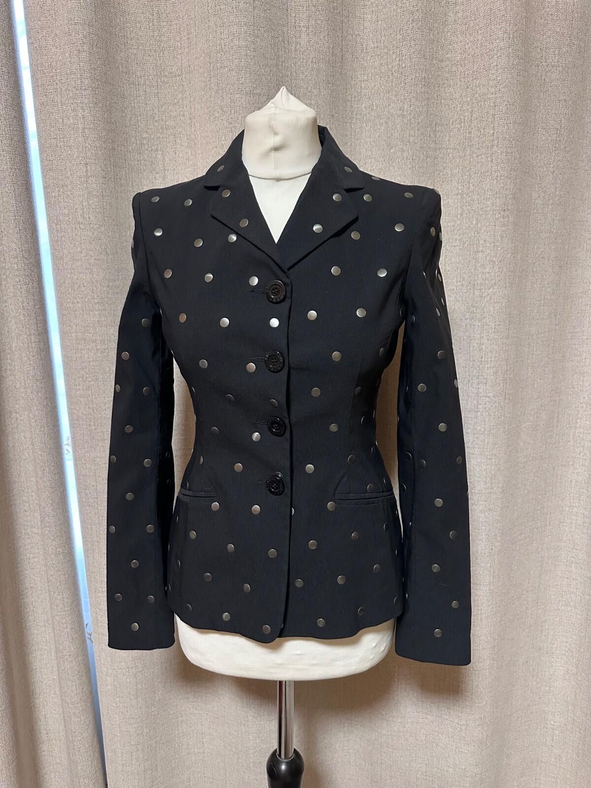 Moschino Vintage MOSCHINO Metal 'Domes' Jacket Sz IT 40 Size M / US 6-8 / IT 42-44 - 1 Thumbnail