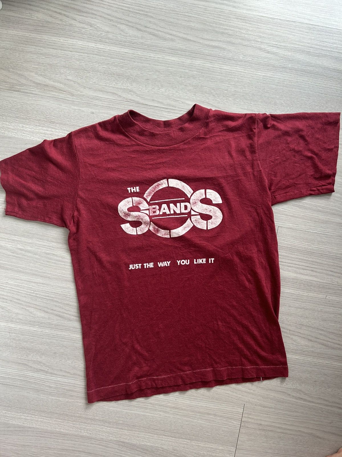 Vintage S.O.S. Band Vintage T Shirt 80’ Size US XS / EU 42 / 0 - 3 Thumbnail
