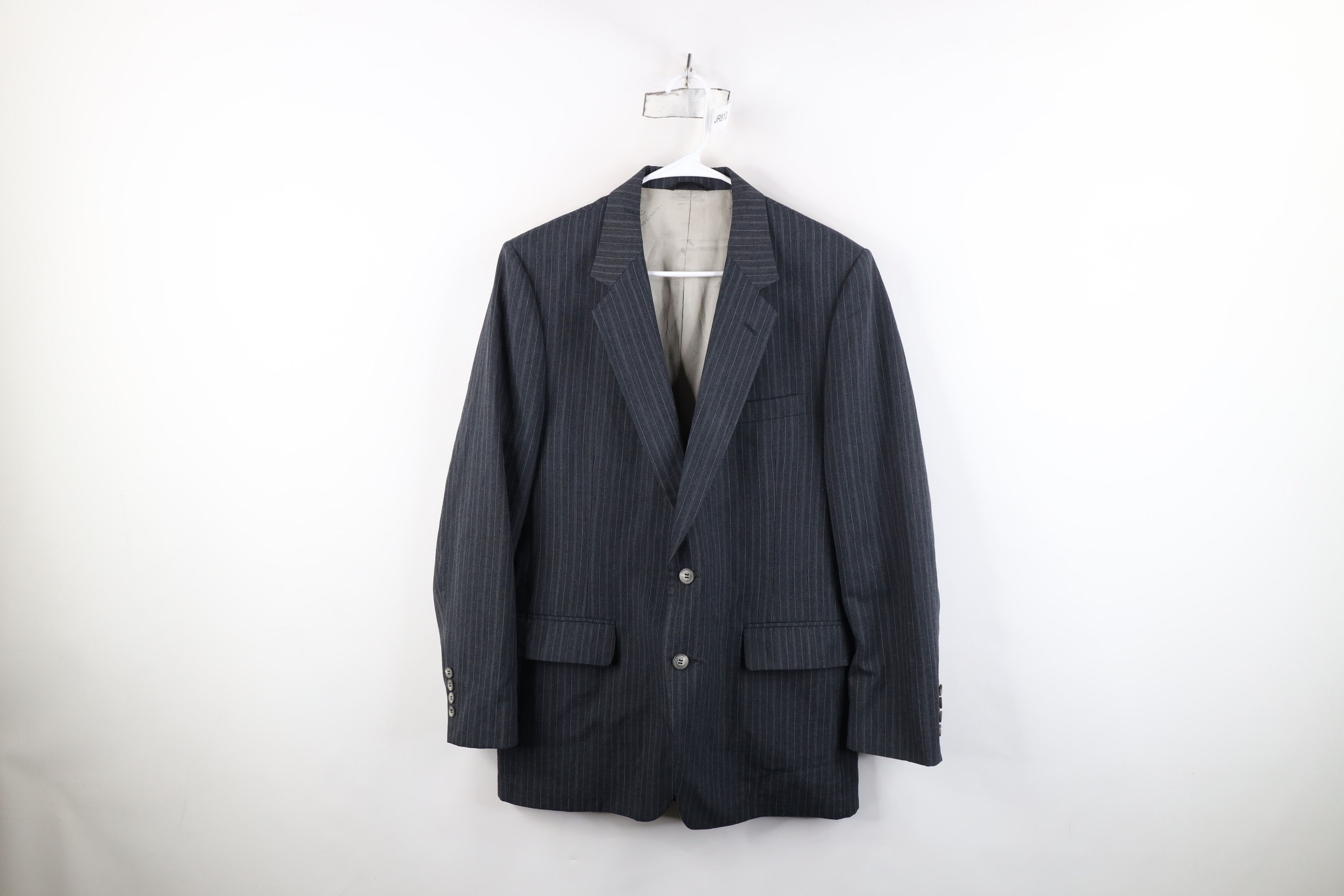 Vintage Vintage 70s Streetwear Striped Suit Coat Blazer Jacket USA Size US XL / EU 56 / 4 - 1 Thumbnail