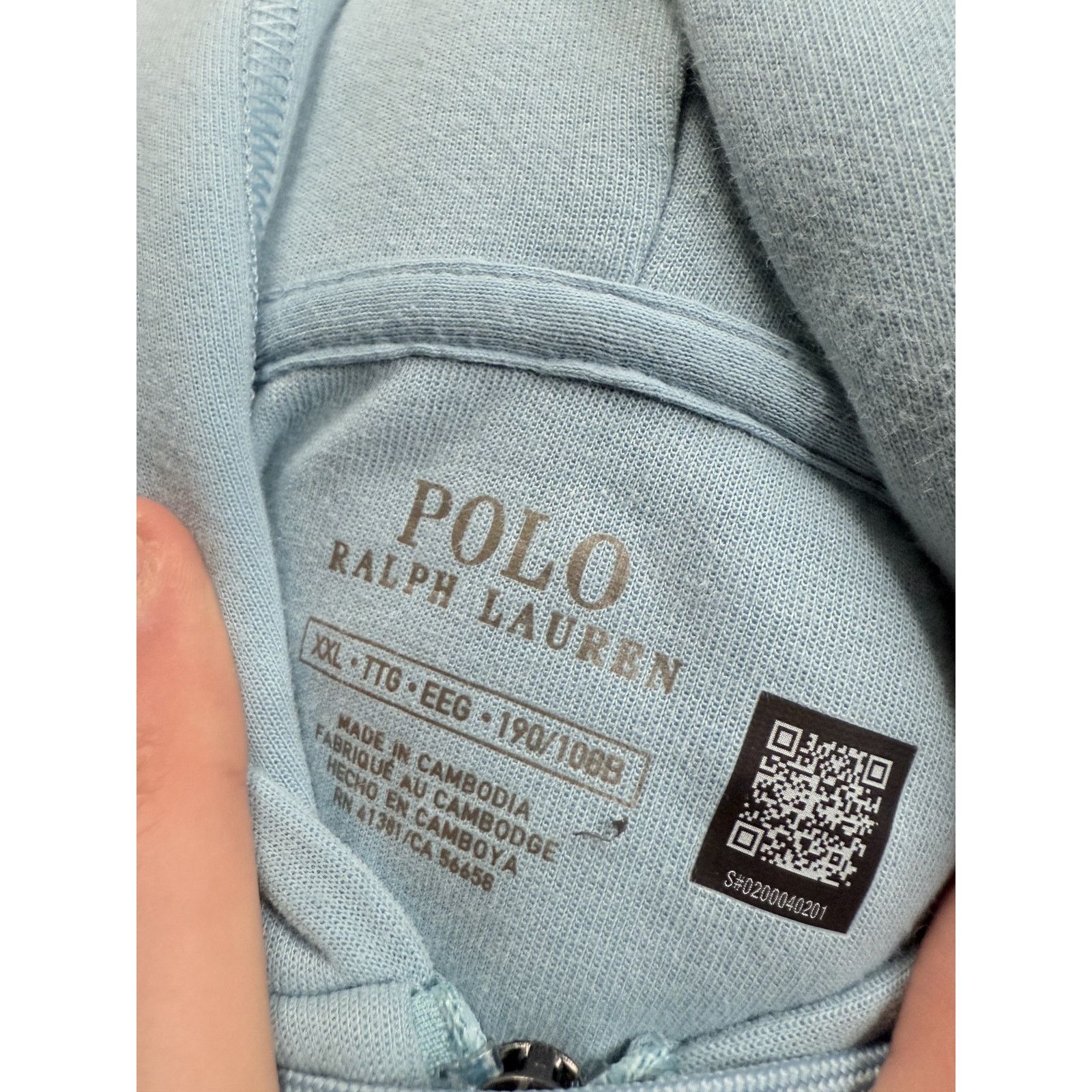 Polo Ralph Lauren Polo Zip Up Baby Blue New XXL With Tags Size US XXL / EU 58 / 5 - 2 Thumbnail