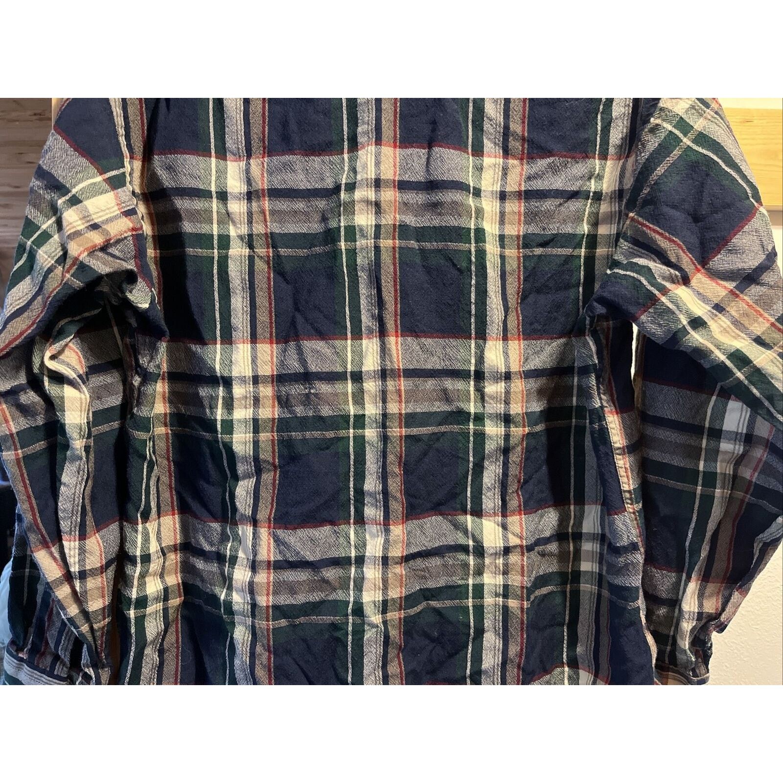 Pendleton Pendleton Sir Men’s M Green Plaid LS Wool Shirt *shrunk* Size US M / EU 48-50 / 2 - 11 Thumbnail