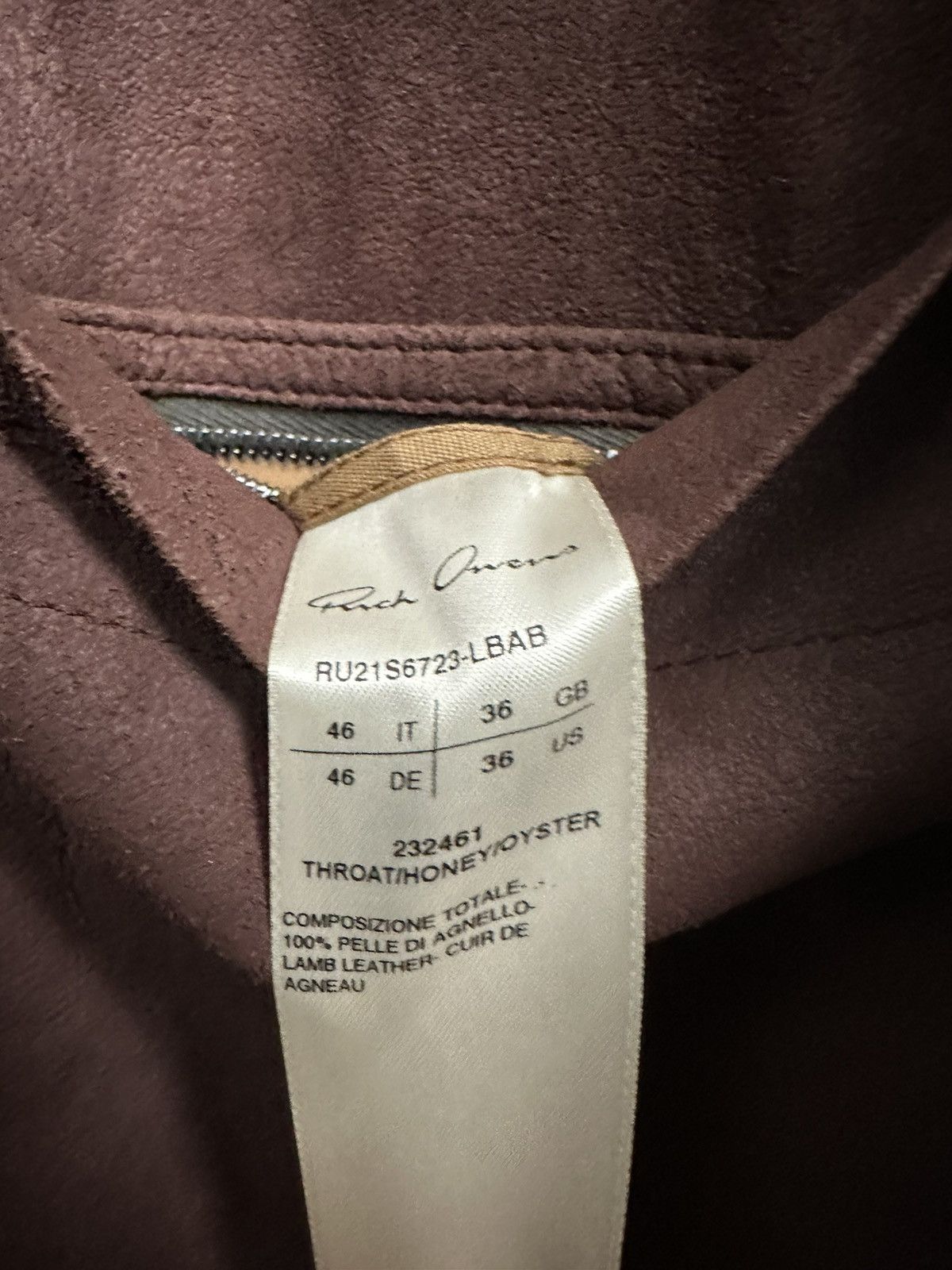 Rick Owens SS21 ‘PHLEGETHON’ Blistered Paper Lamb Lido Jacket Size US S / EU 44-46 / 1 - 9 Thumbnail