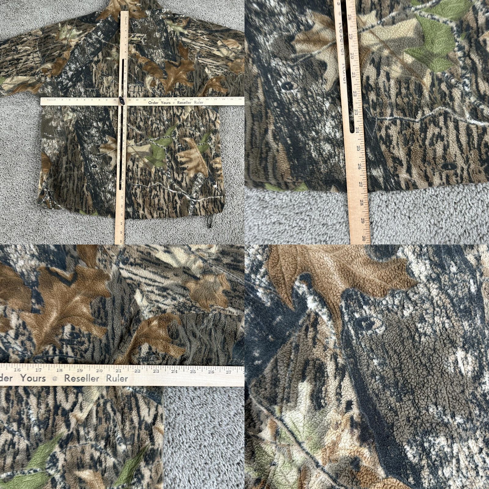 Vintage Cabela's Jacket Mens M Windshear Camouflage 1/4 Zip Lined Windproof Pullover Size US M / EU 48-50 / 2 - 8 Thumbnail