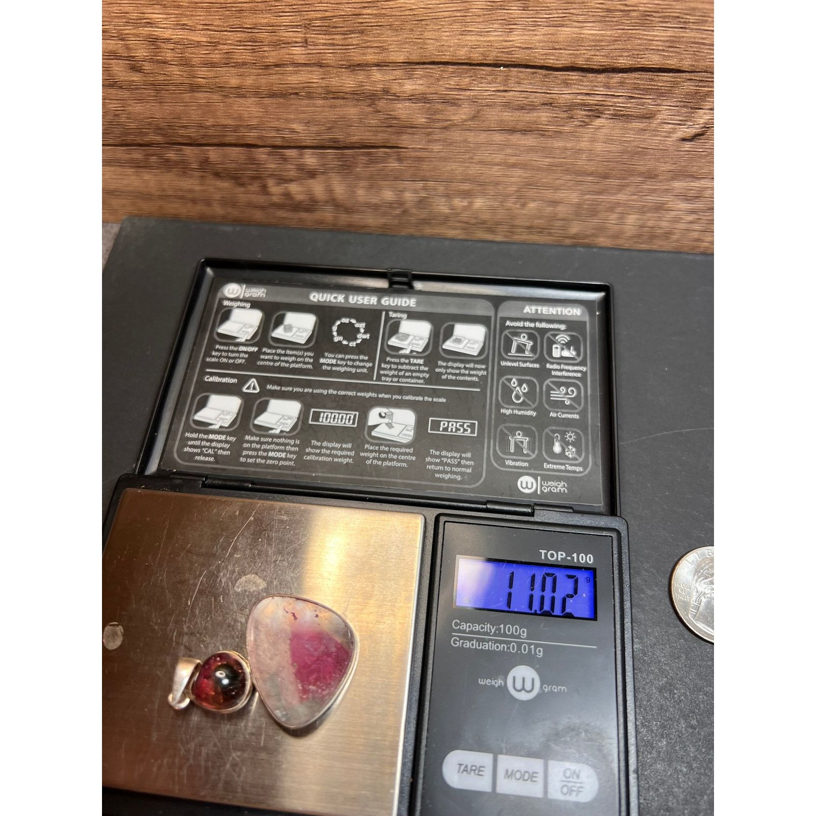 Other NEW Watermelon Tri color tourmaline 925 pendant 11.02 grams Size ONE SIZE - 14 Thumbnail