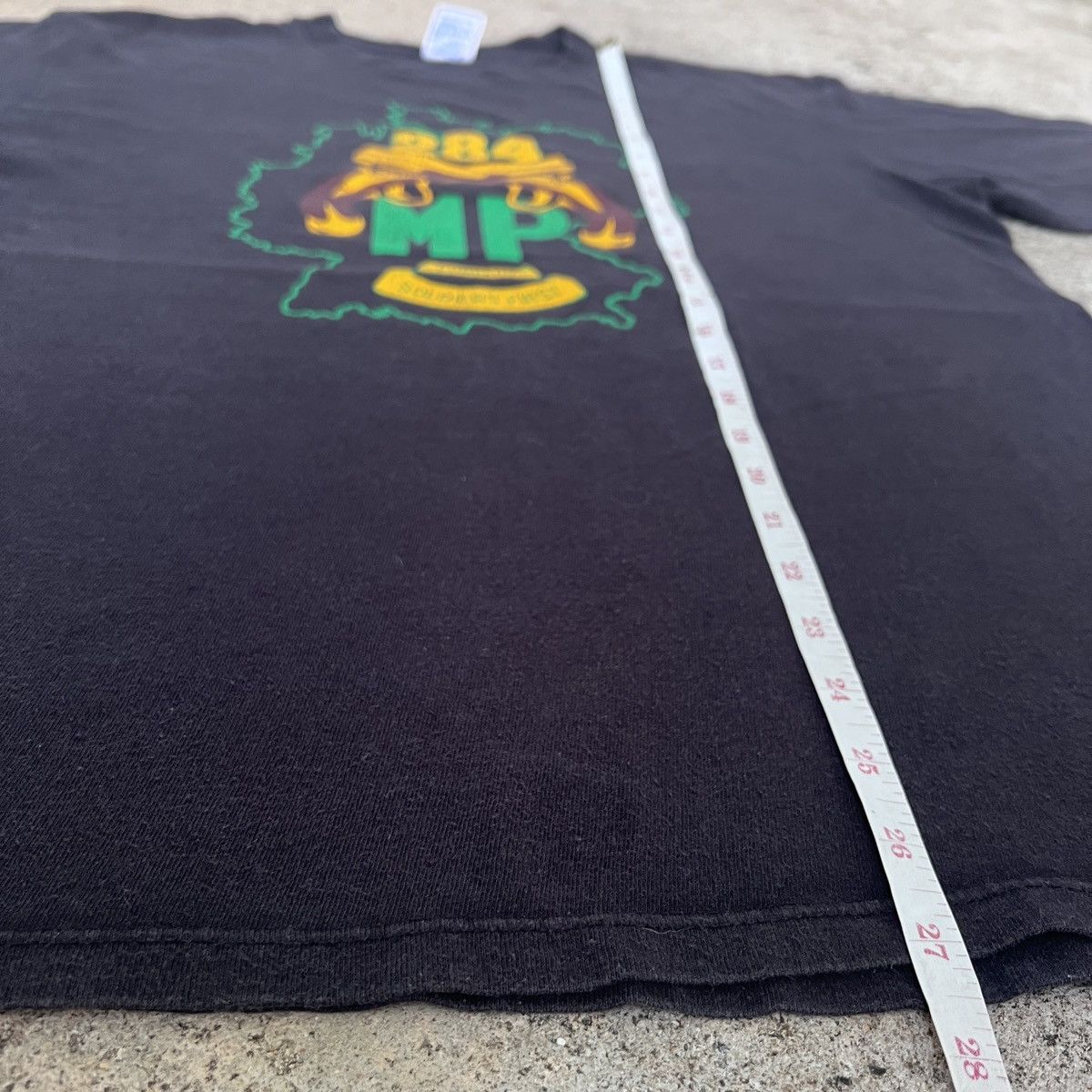 Vintage Vintage 90s 284 MP COMPANY SOLDIERS FIRST Military Tee Faded Size US XL / EU 56 / 4 - 7 Thumbnail