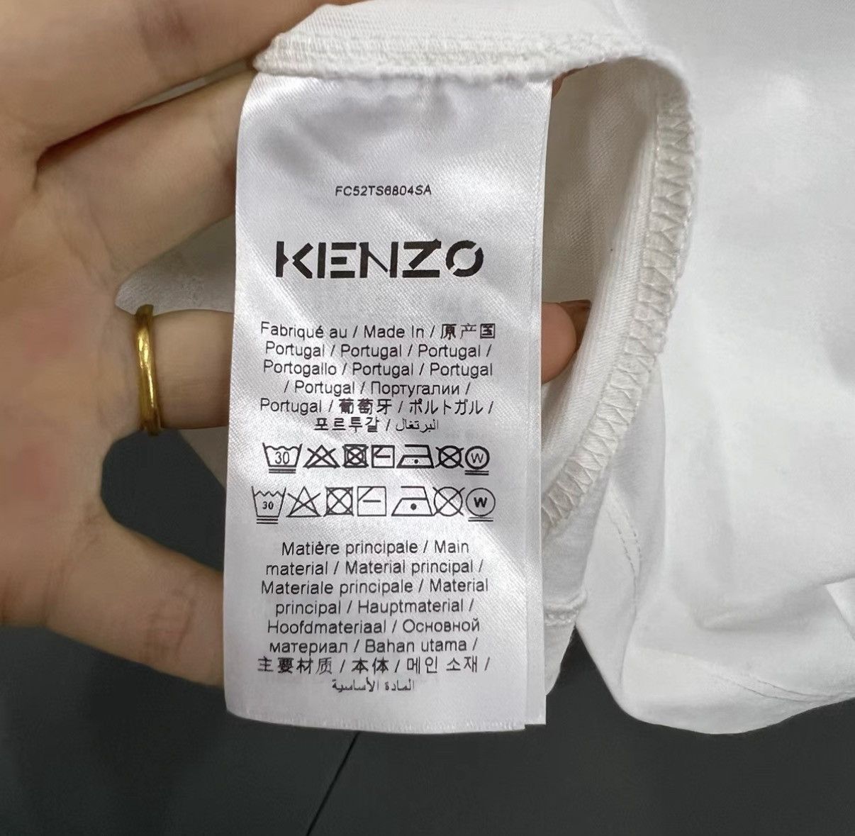 Kenzo KENZO Abstract Graffiti Printed Short Sleeve J41 Size US M / EU 48-50 / 2 - 3 Thumbnail