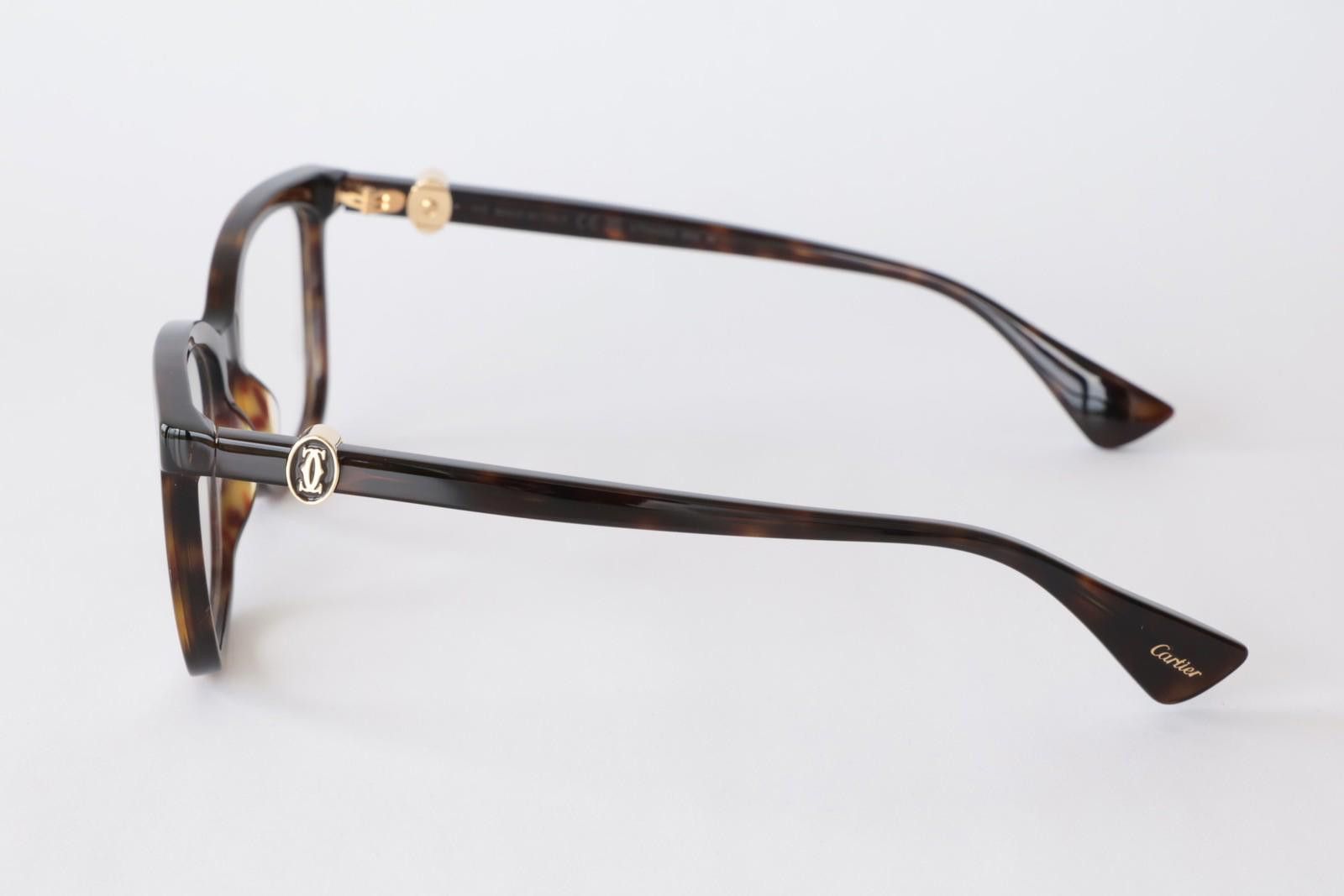 Cartier New Cartier eyewear optical eyeglasses CT0493O 002 havana Size ONE SIZE - 4 Thumbnail