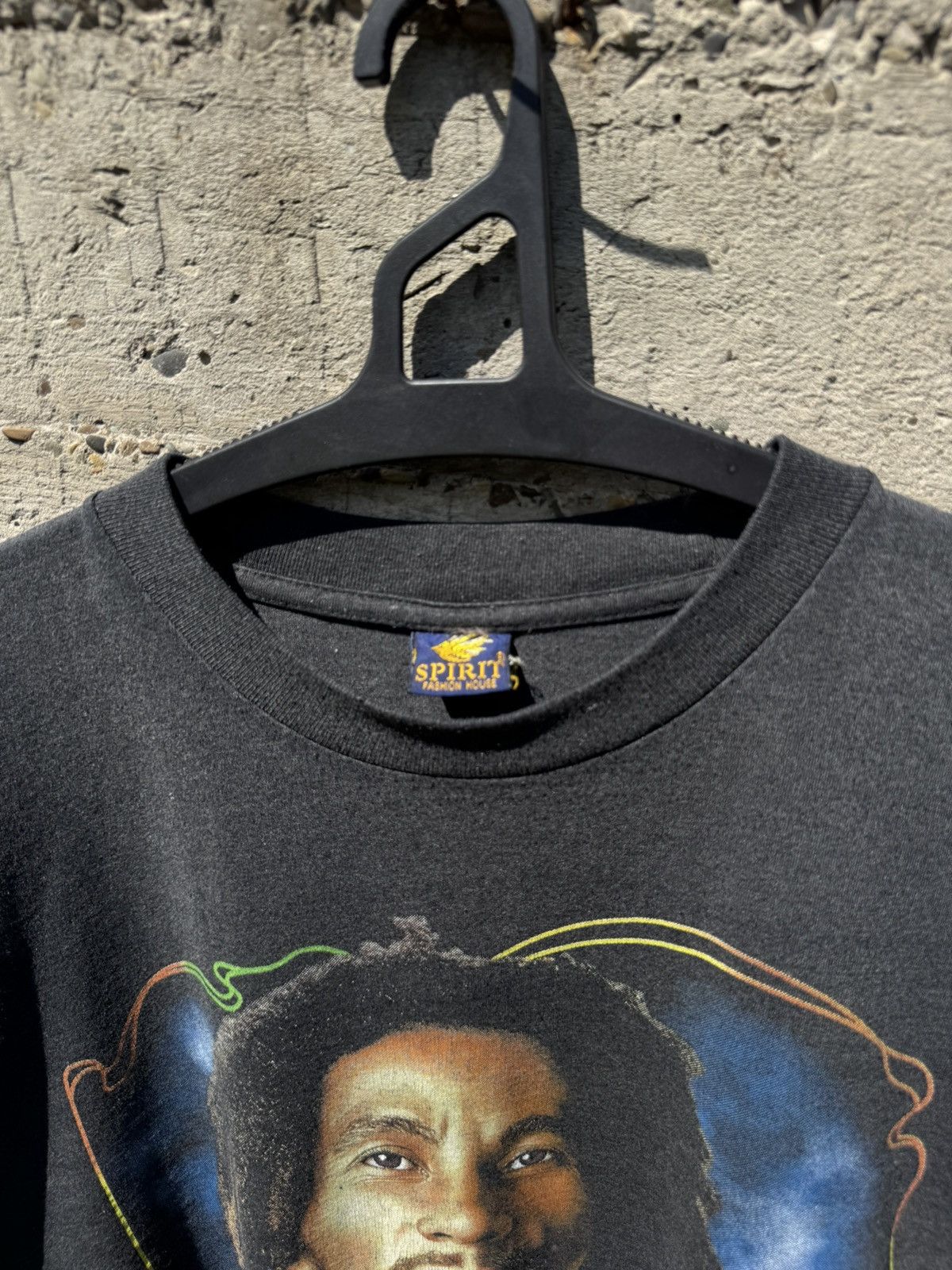 Vintage Vintage 90s Bob Marley Double Sided Tee Size US XL / EU 56 / 4 - 4 Thumbnail