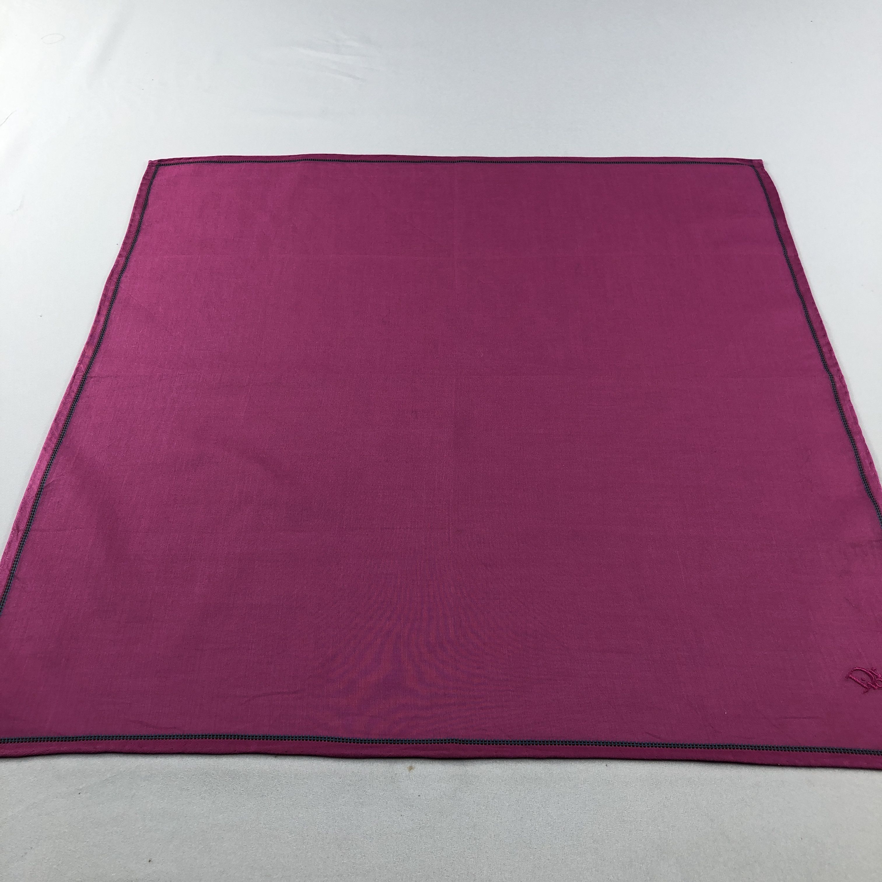 Christian Dior Monsieur Christian Dior Handkerchief Neckerchief Bandana H3056 Size ONE SIZE - 4 Thumbnail