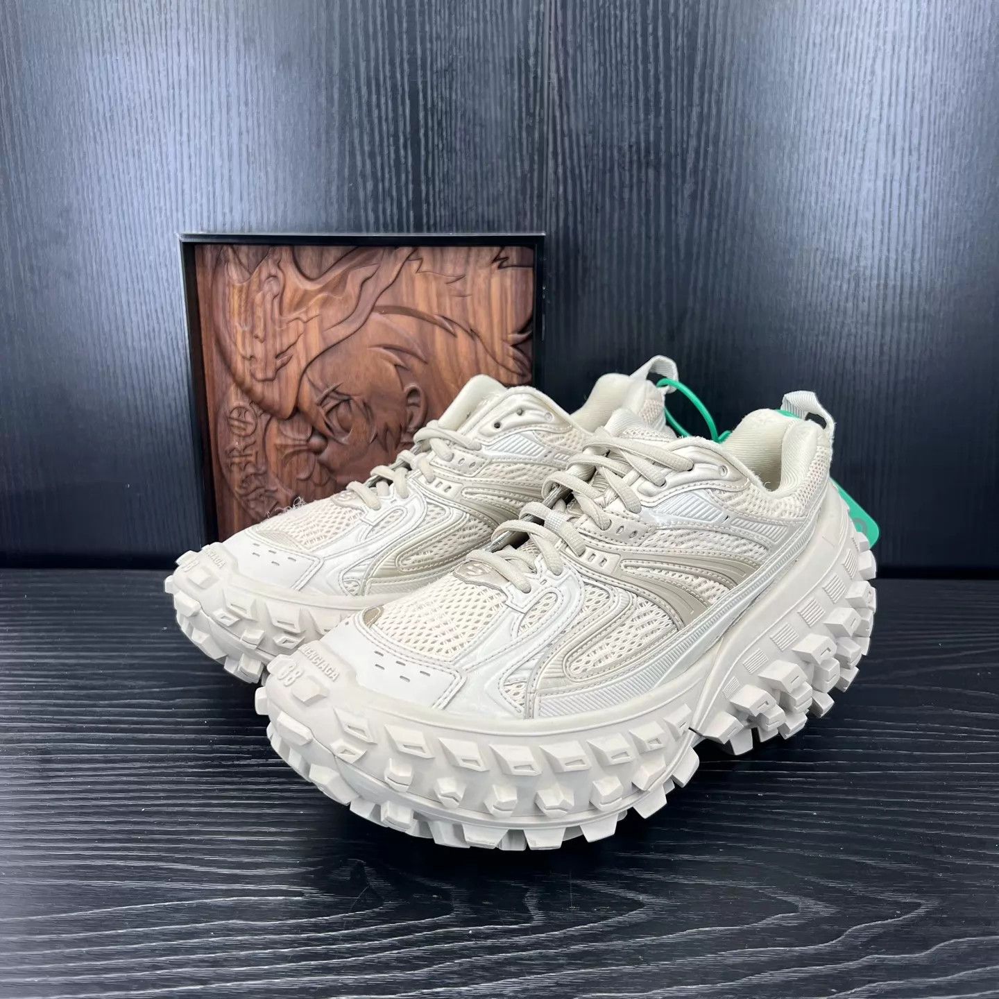 Balenciaga Balenciaga Tire Tan 38 Women's Like New Original Box Size US 7.5 / IT 37.5 - 1 Thumbnail