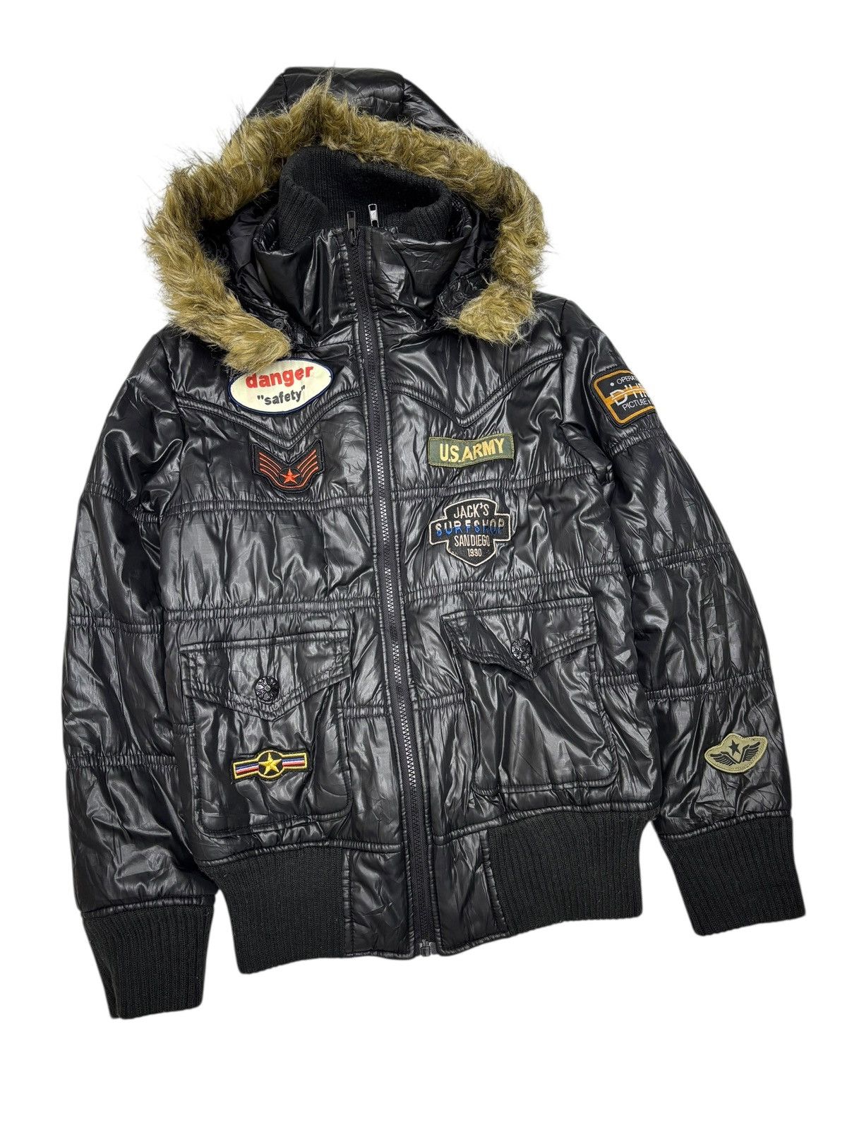 Kapital IfSixWasNine Lgb Fur Hood Double Layer Zip Puffer Jacket Size US S / EU 44-46 / 1 - 5 Thumbnail