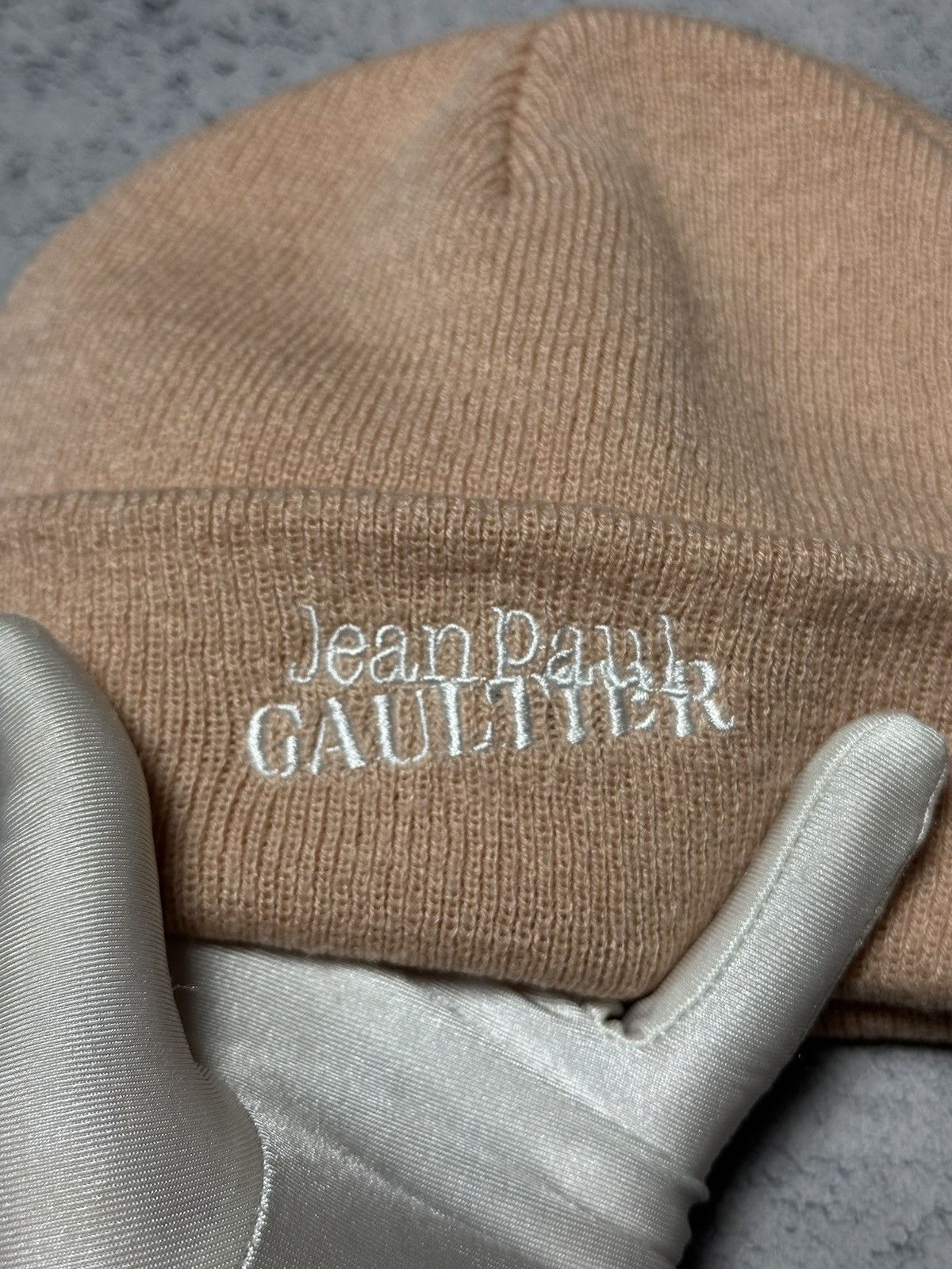 Jean Paul Gaultier Jean Paul Gaultier 🍑 JPG Beanie Hat Size ONE SIZE - 4 Thumbnail