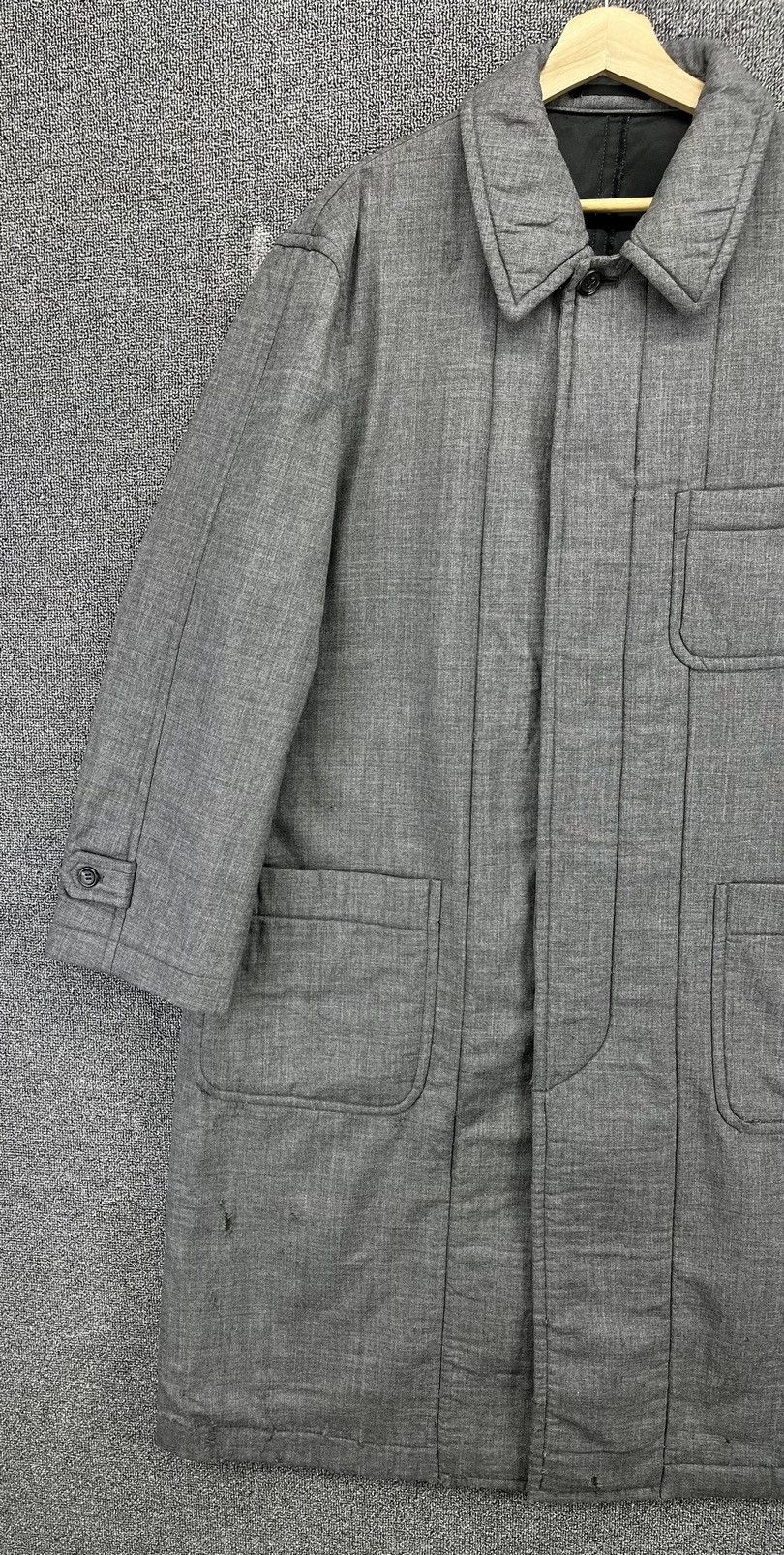 Comme des Garcons Homme Vintage 90s Comme Des Garcons Homme Distressed Long Jacket Size US M / EU 48-50 / 2 - 3 Thumbnail
