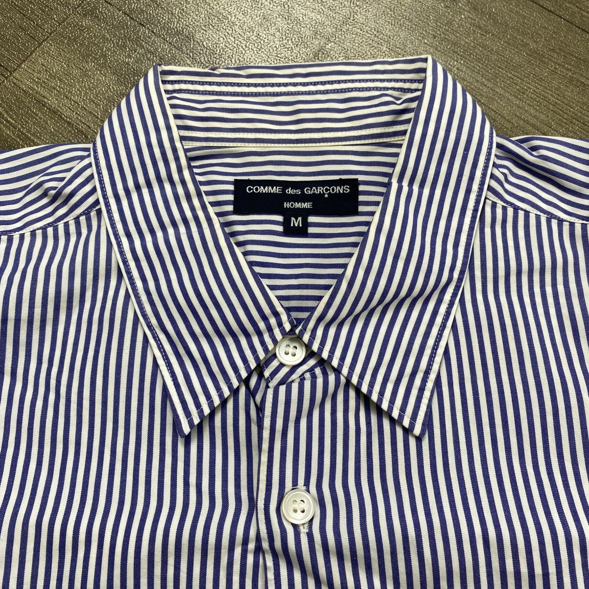 Comme des Garcons Homme Vintage Comme Des Garcons Homme CDG Striped Designer Shirt Size US M / EU 48-50 / 2 - 5 Thumbnail