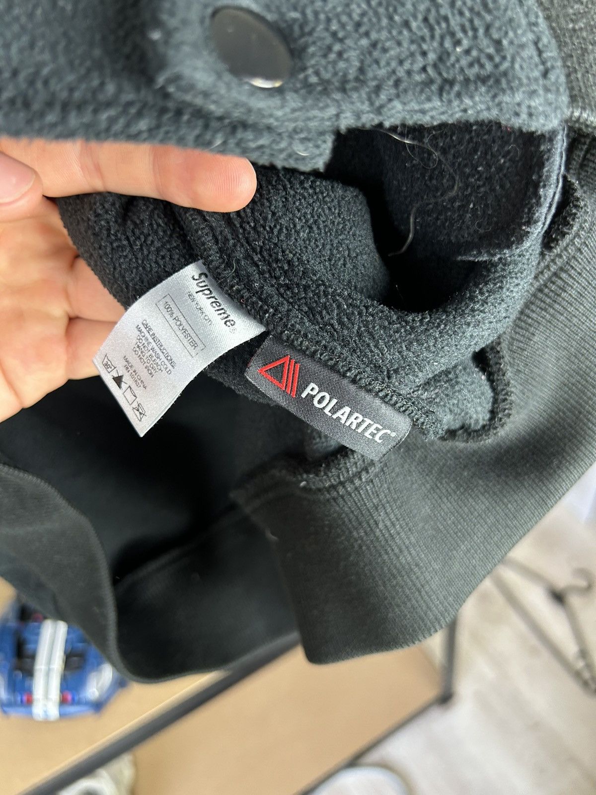 Supreme × Vintage Surpeme Fleece Jacket ‘Black’ Size US XL / EU 56 / 4 - 12 Thumbnail