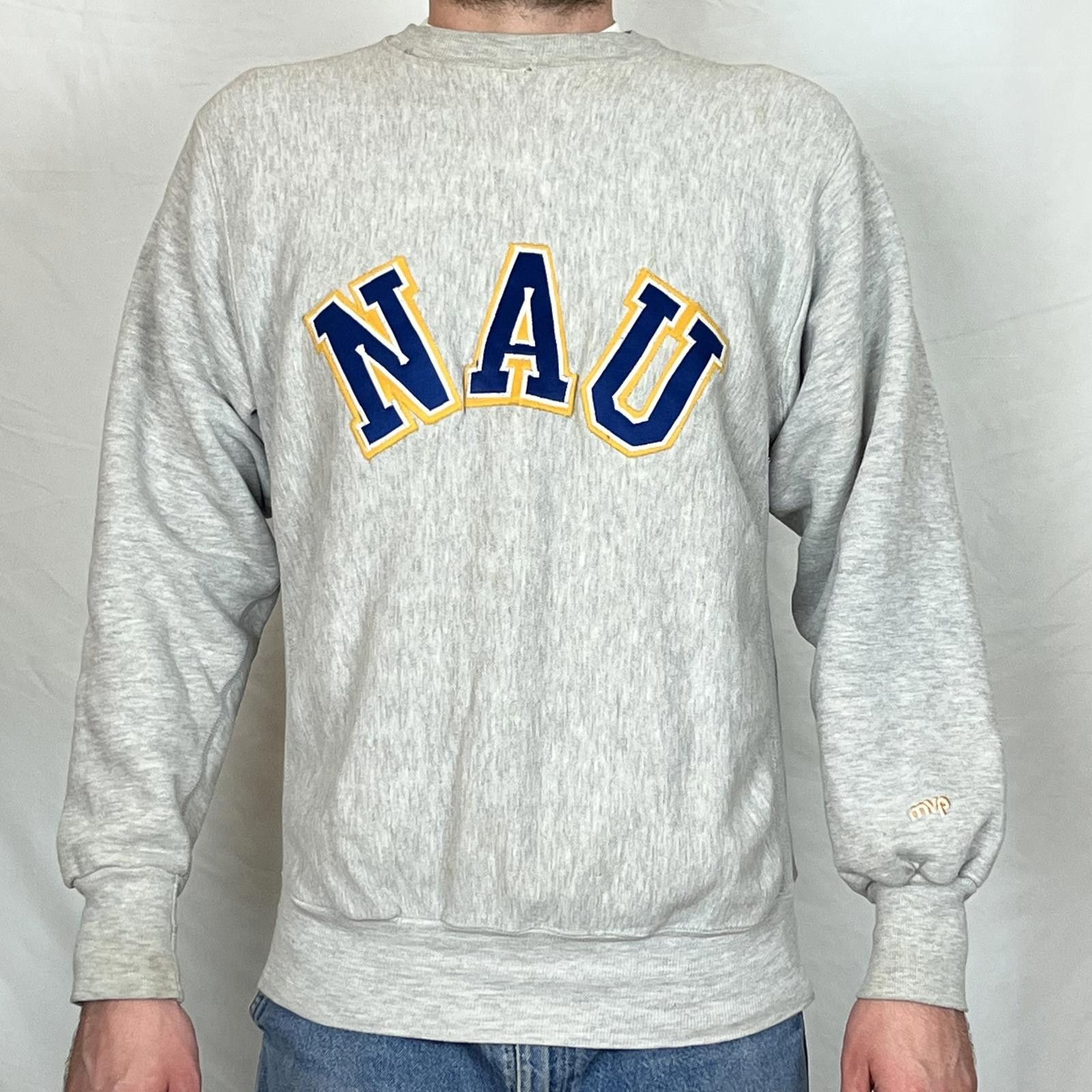 Designer VTG 80S PRO WEAVE NAU UNIVERSITY COLLEGE SWEATSHIRT GRAY M Size US M / EU 48-50 / 2 - 7 Thumbnail