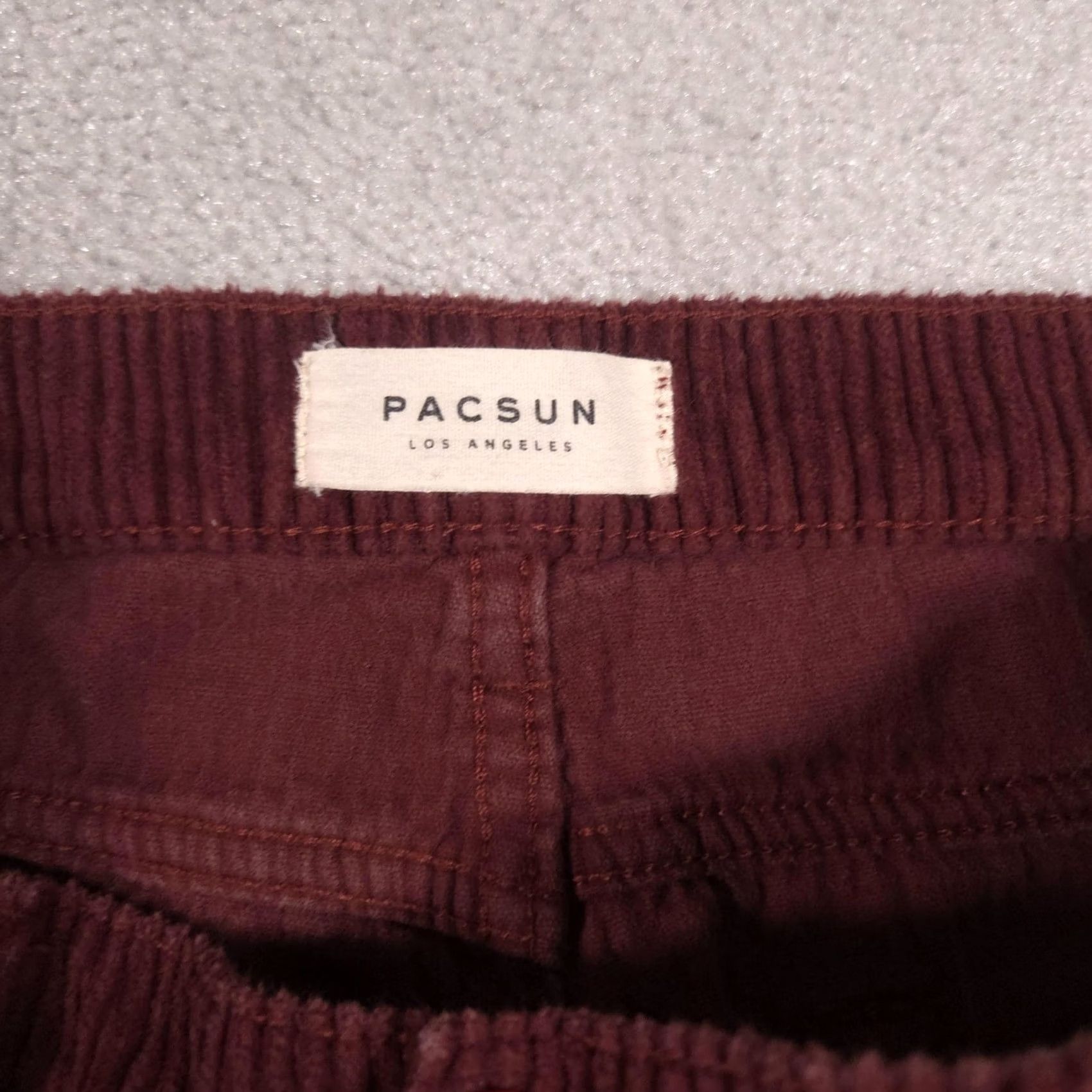 Pacsun VINTAGE PacSun Pants Womens 30 Red Corduroy High Rise Button Fly Ankle Tapered Size 30" / US 8 / IT 44 - 5 Thumbnail