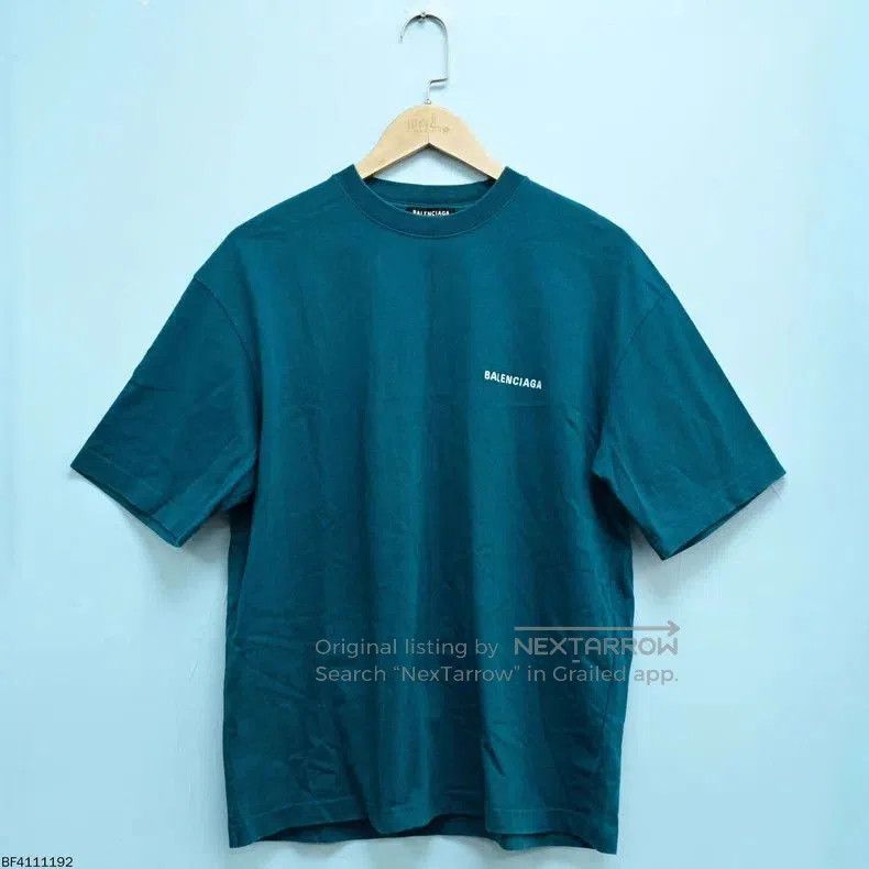 Balenciaga Balenciaga Solid Logo Embroidered T-Shirt XS. Size US XS / EU 42 / 0 - 1 Thumbnail