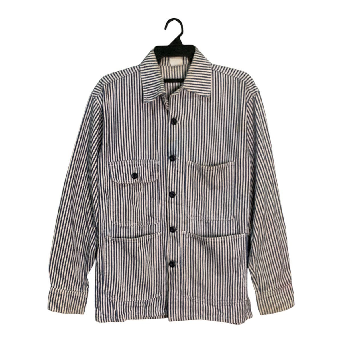 Vintage Rare Design Vintage Hickory Stripe Chore Jackets Size US M / EU 48-50 / 2 - 1 Thumbnail