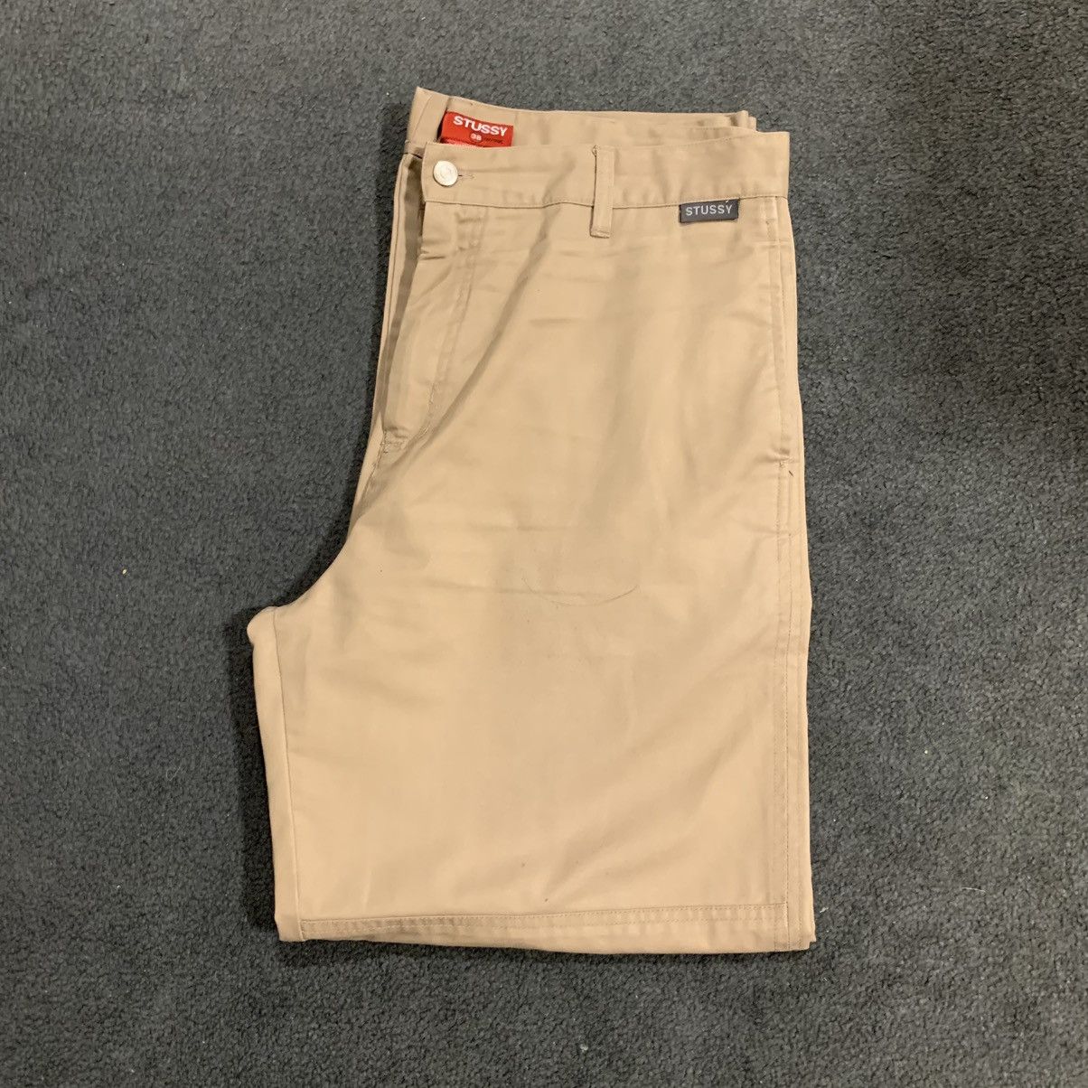 Stussy Vintage Y2K Stüssy (work/s)² Double Knee Work Pants - Khaki Size US 38 / EU 54 - 1 Thumbnail