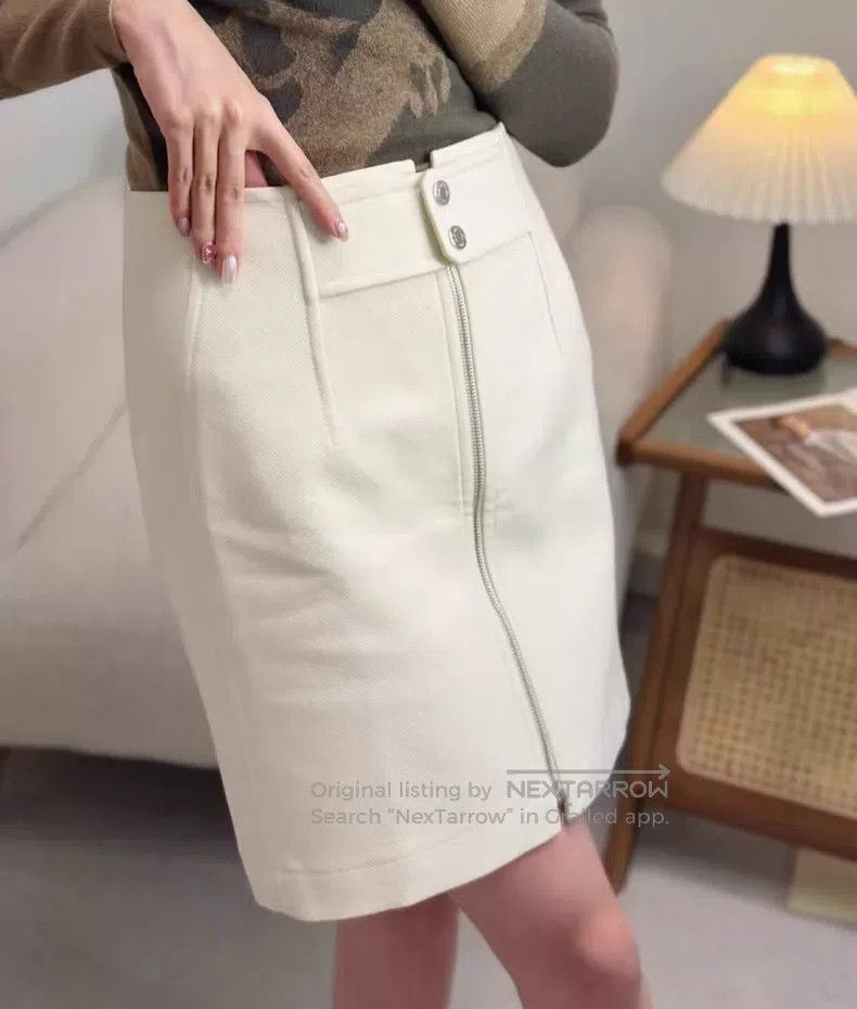 Hermes Hermes White High Waist Short Pants Casual Skirt Size 24" / US 00 / IT 34 - 9 Thumbnail