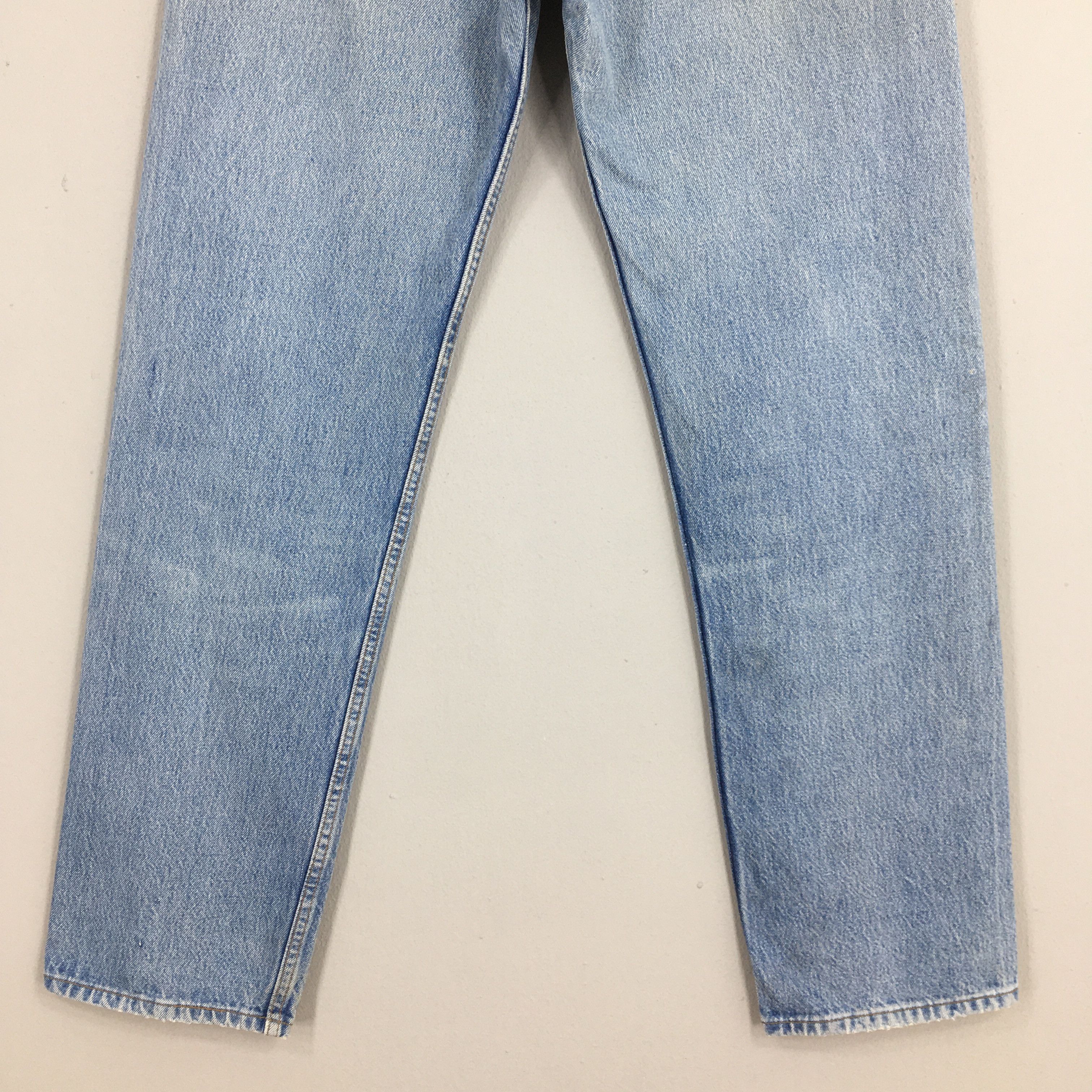 Levi's Size 31x30 Vintage 90s Levi's 501 Faded Blue Jeans S1296 Size US 31 - 10 Thumbnail