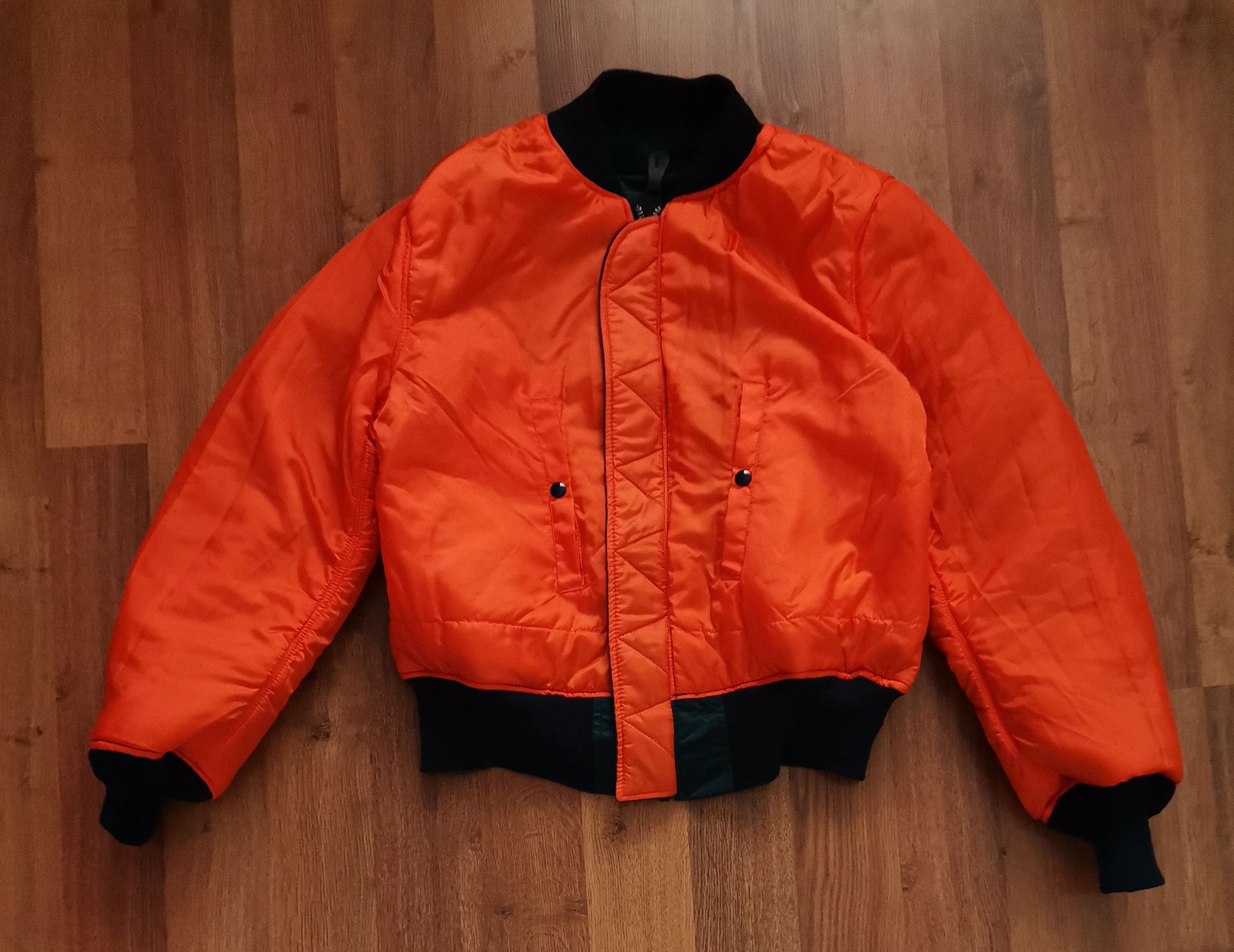 Vintage Alpha Industries Oversized Reversible Bomber Jacket