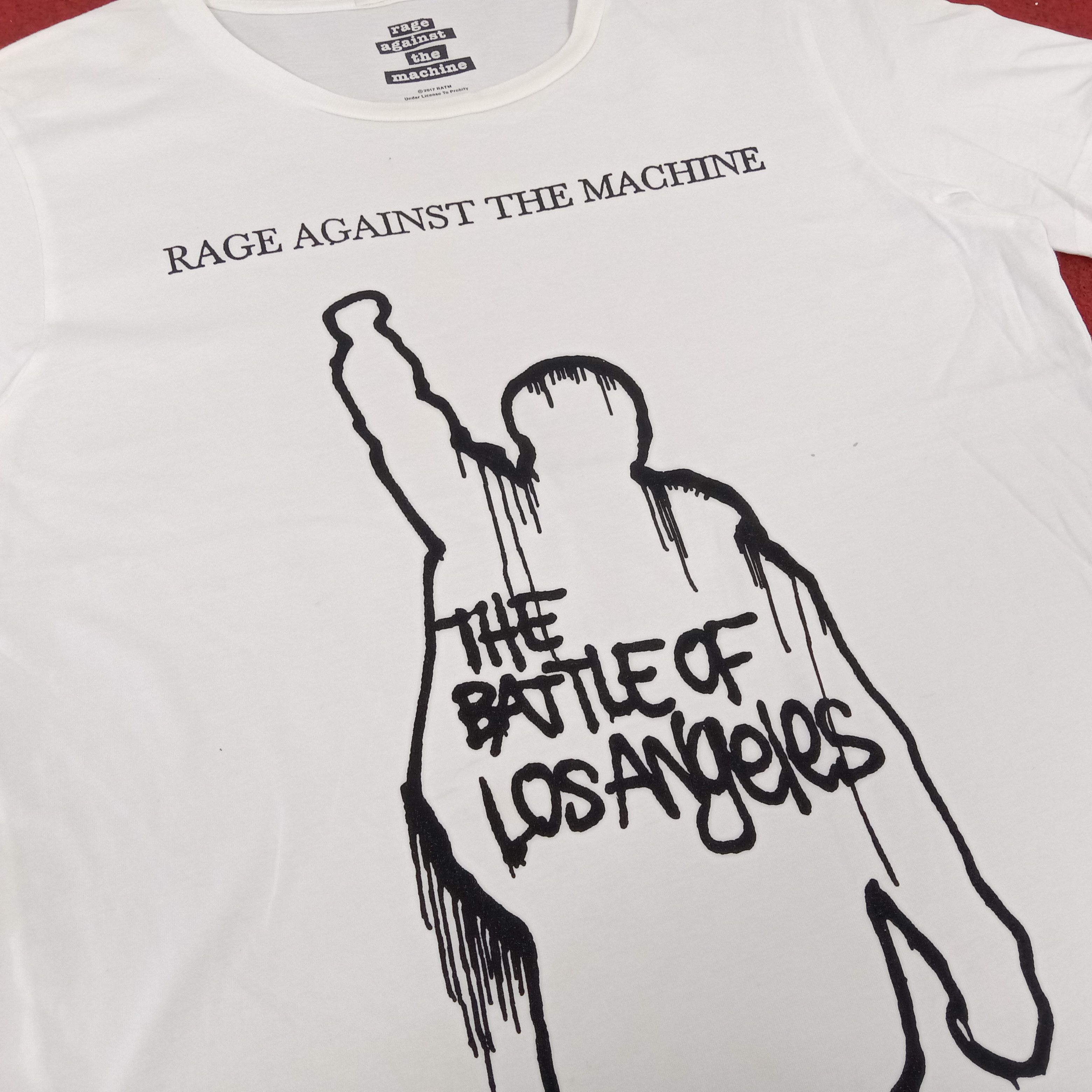 Band Tees × Rage Against The Machine Rage Against The Machine Band Art Design Style Tshirt Size US M / EU 48-50 / 2 - 2 Thumbnail