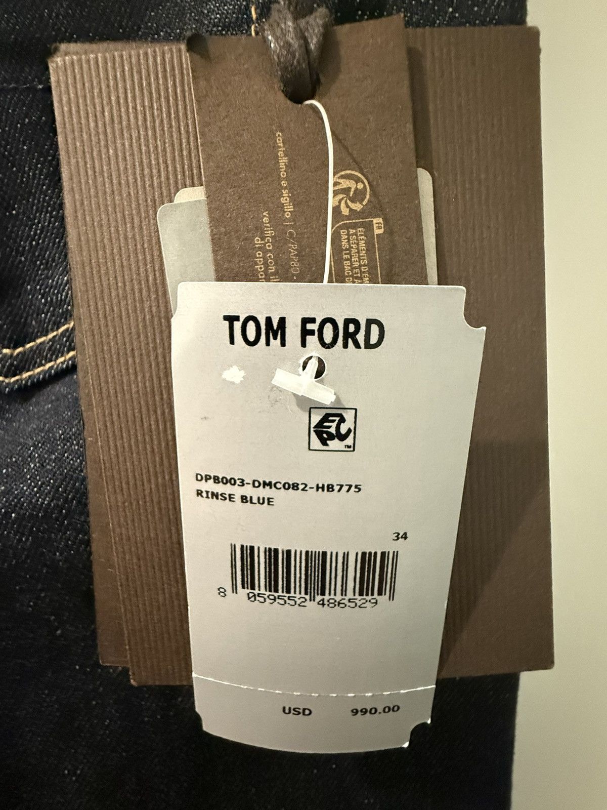 Tom Ford TOM FORD SLIM BOOTCUT JEANS Size US 34 / EU 50 - 5 Thumbnail