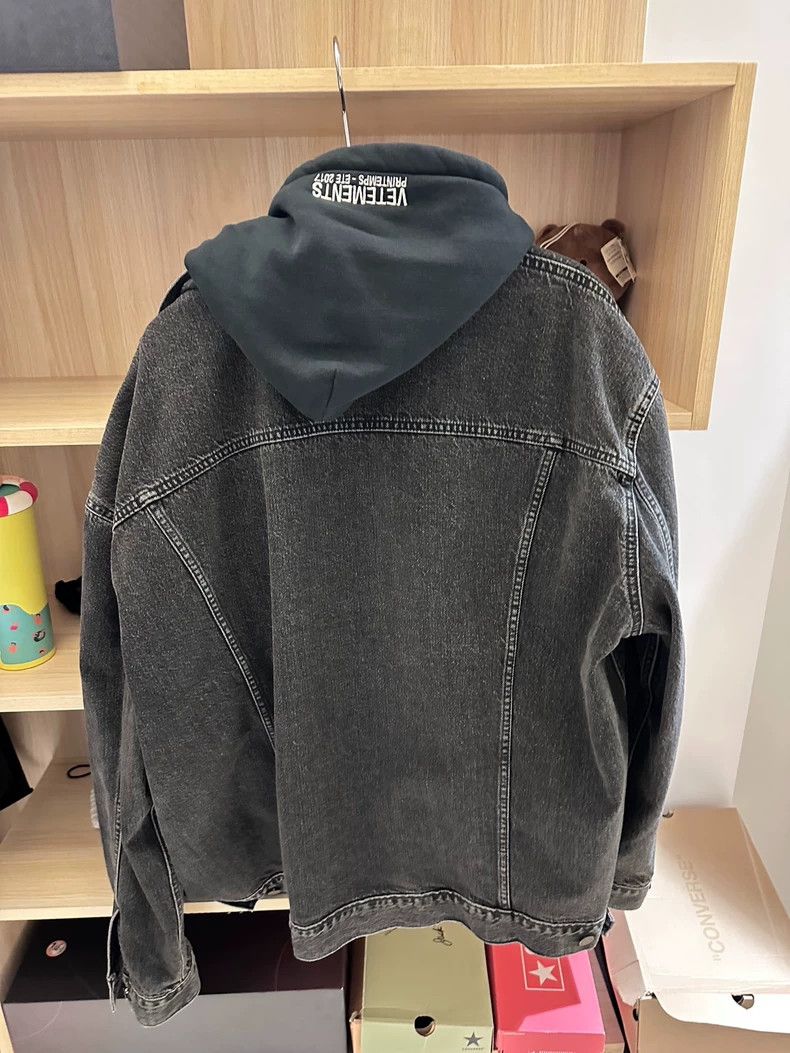 Vetements Vetements Black Denim Jacket Size US XS / EU 42 / 0 - 2 Thumbnail