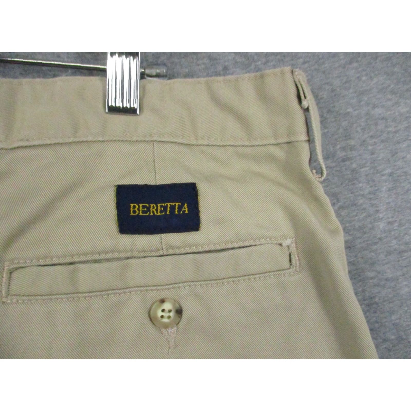 Vintage VINTAGE Beretta Pants Khaki 36x30 Cotton Straight Leg USA Mens Pants Size US 36 / EU 52 - 7 Thumbnail
