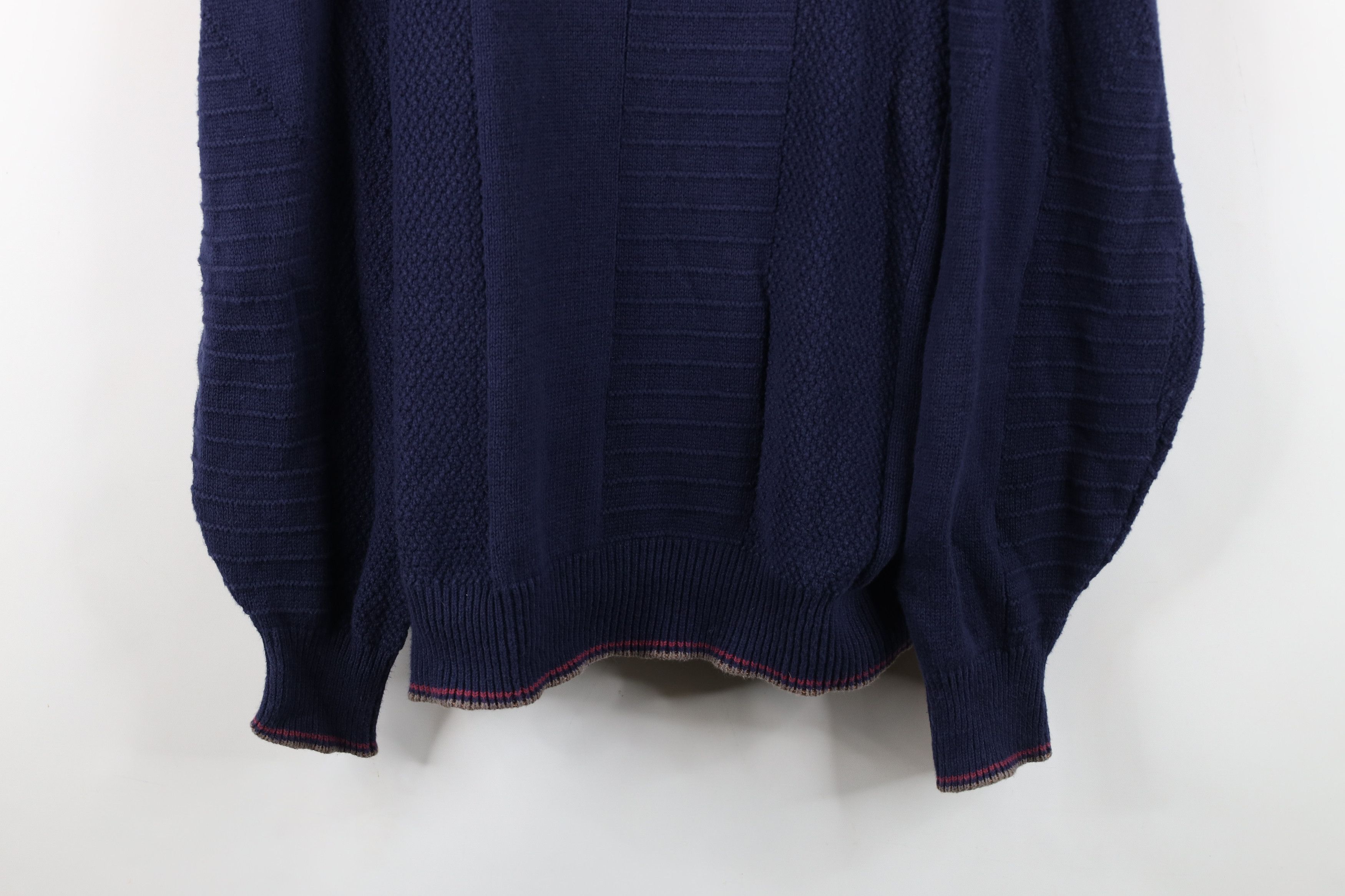 Vintage Vintage 90s Streetwear Cotton Knit Golf Sweater USA Size US L / EU 52-54 / 3 - 3 Thumbnail