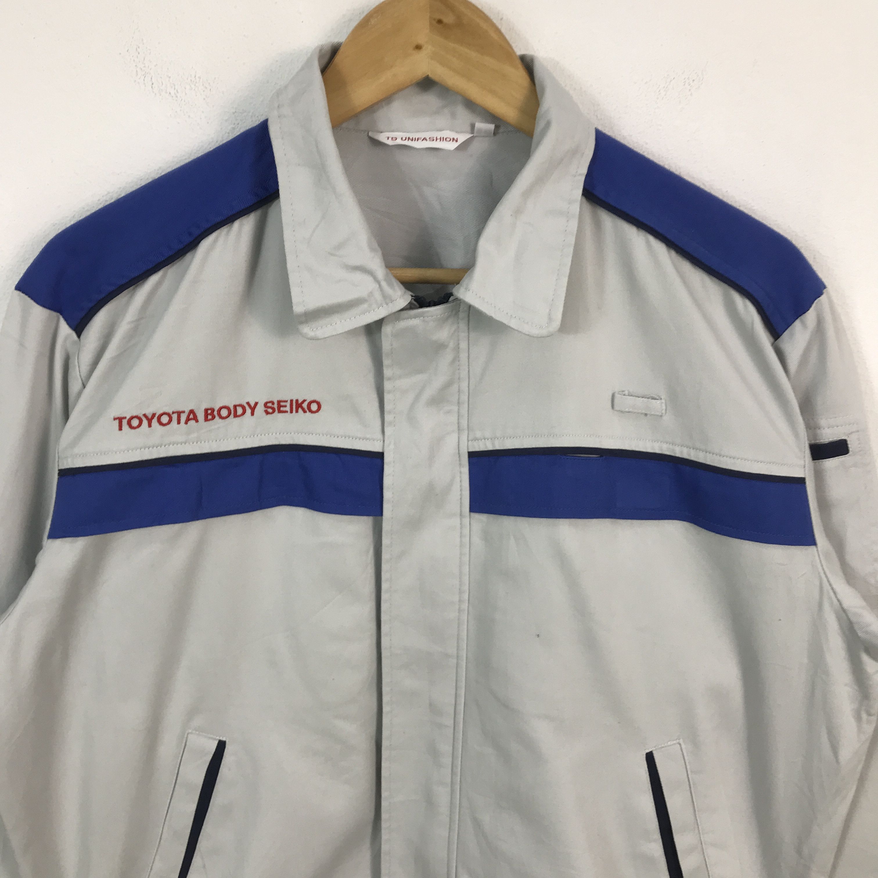 Japanese Brand Toyota body seiko Japan uniform racing jacket Size US L / EU 52-54 / 3 - 3 Thumbnail