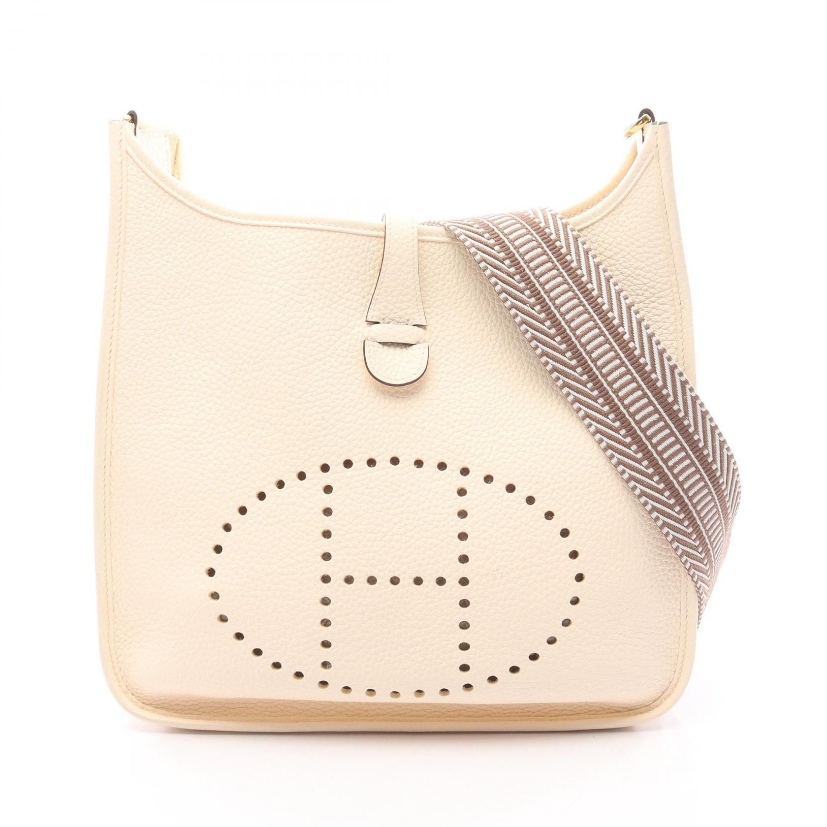 Hermes Hermes Hermes Evelyne III PM Calfskin Shoulder Bag Leather Shoulder Bag Z DUTY FREE for USA Size ONE SIZE - 1 Thumbnail