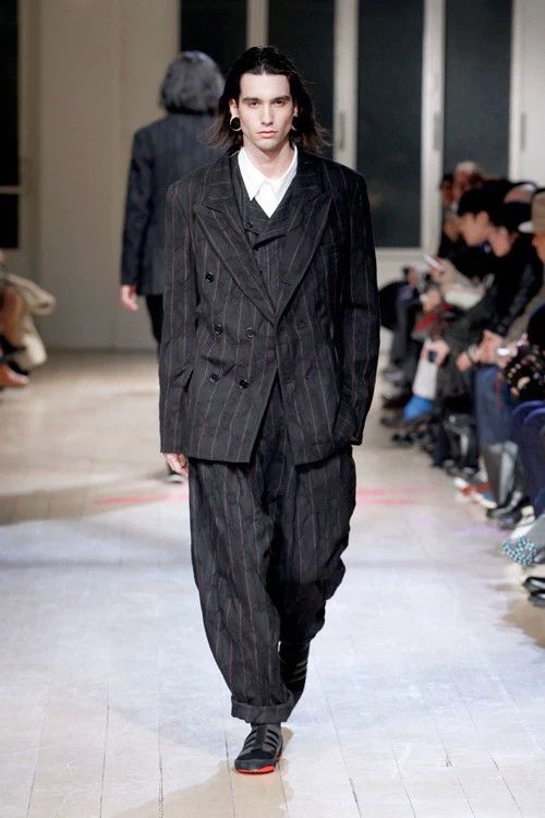 Yohji Yamamoto Yohji Yamamoto size 3 11AW Black and Red Striped Multi-Butt Size 36R - 3 Thumbnail
