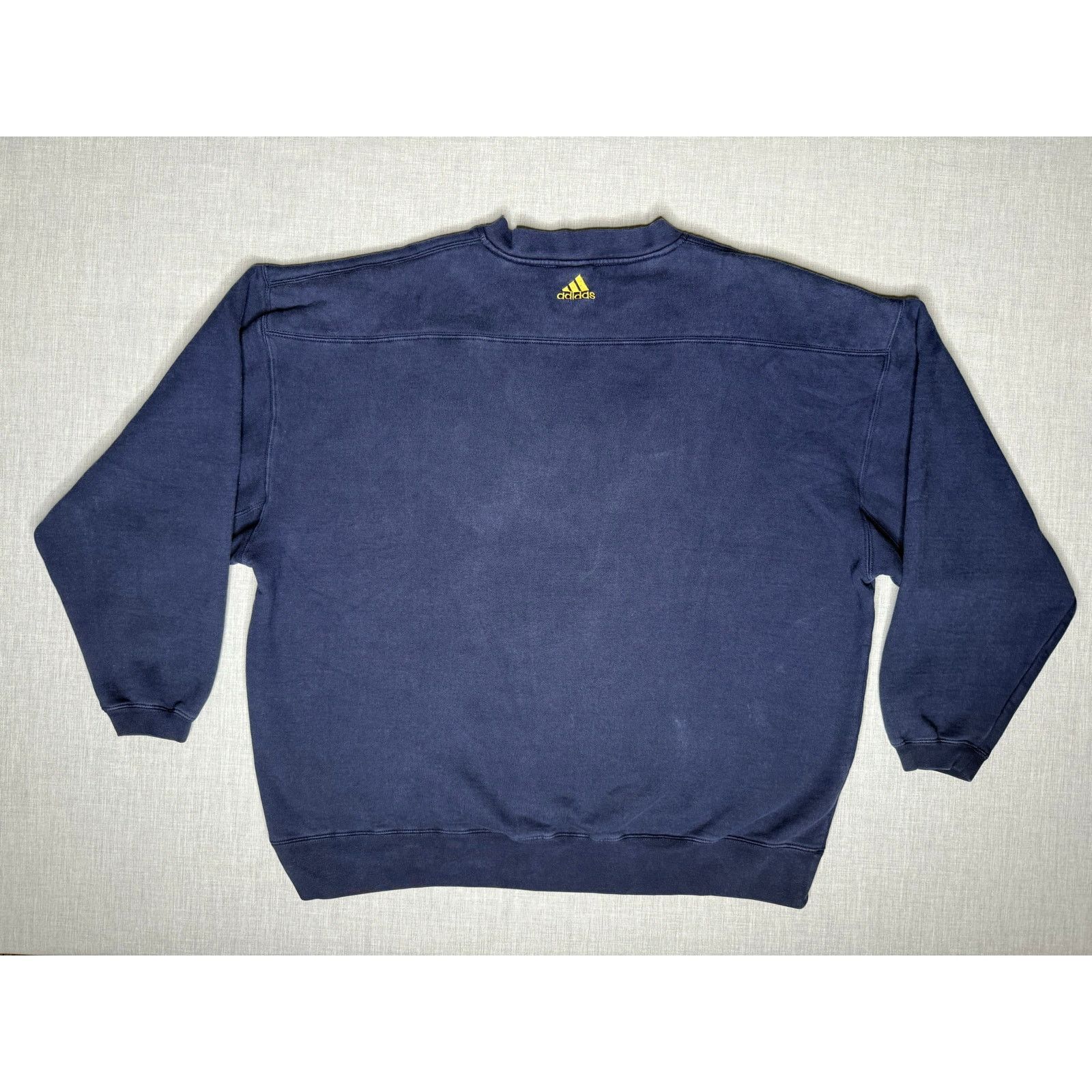 Adidas × Vintage Vintage Y2K Notre Dame Adidas Crewneck Sweatshirt 2XL Size US XXL / EU 58 / 5 - 2 Thumbnail