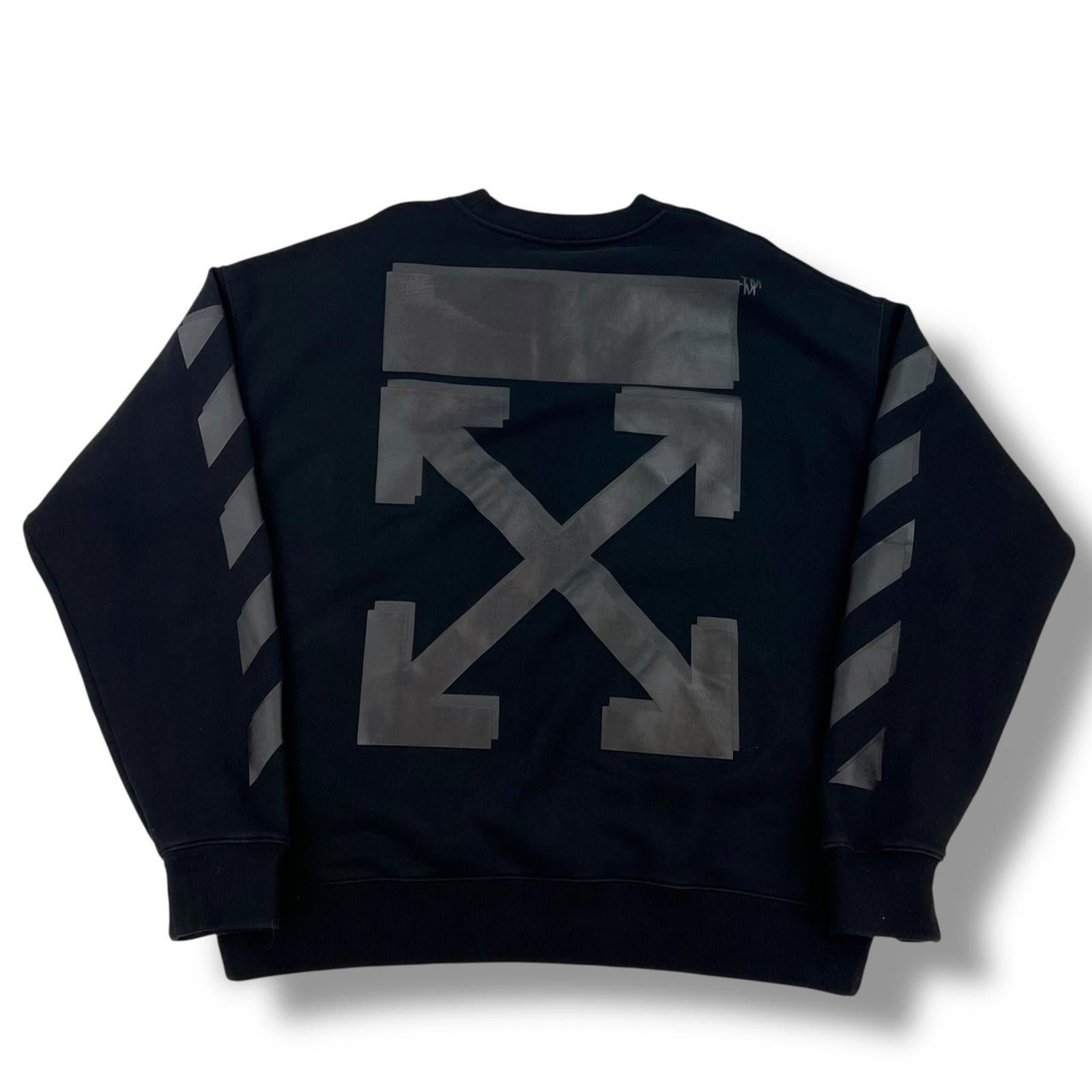 Off-White Off-White Rubber Arrows Black Sweatshirt Size US M / EU 48-50 / 2 - 2 Thumbnail