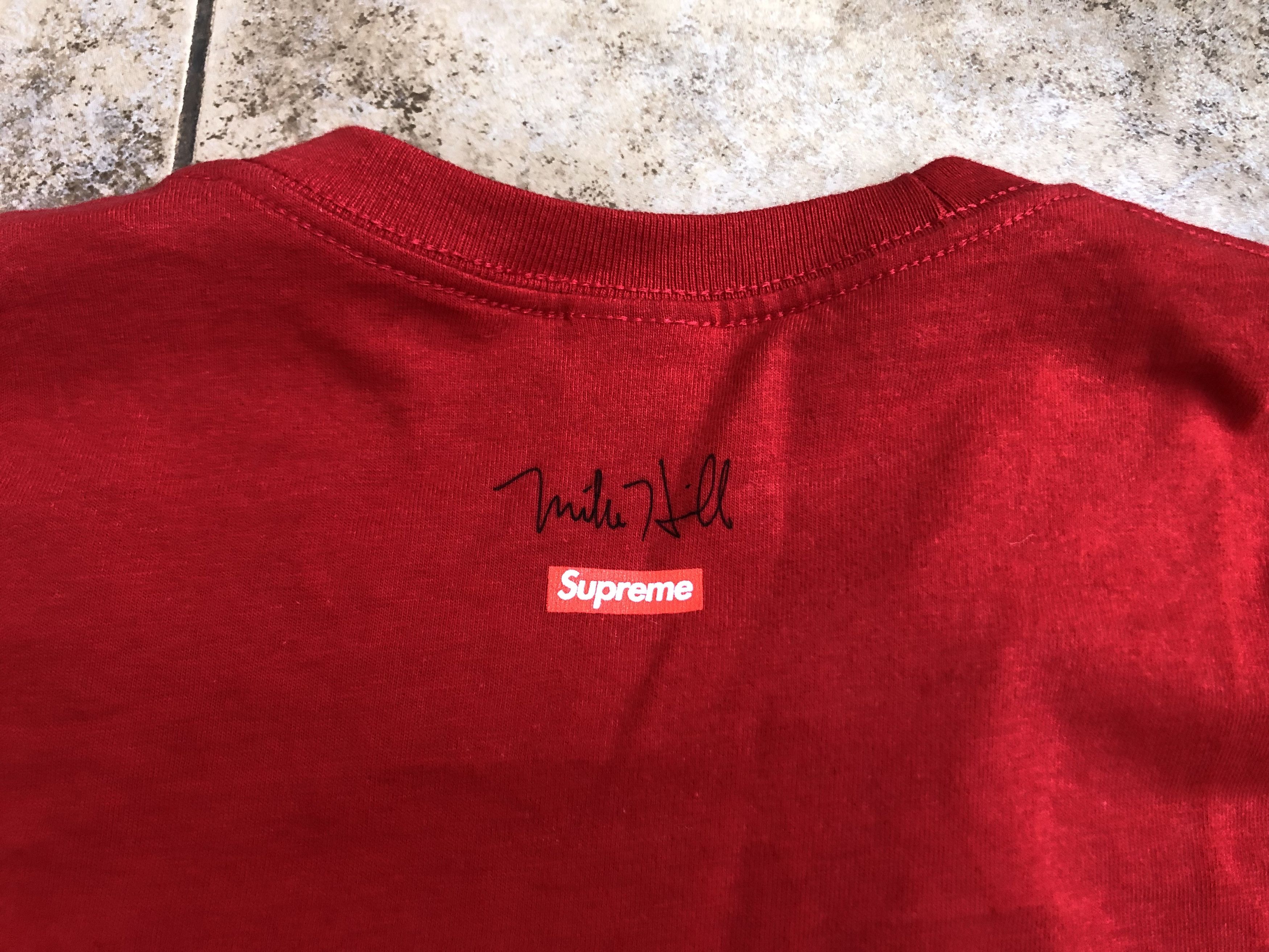 Supreme Supreme Mike Hill Snake Trap Long Sleeve Tee Red Size L Size US L / EU 52-54 / 3 - 18 Thumbnail