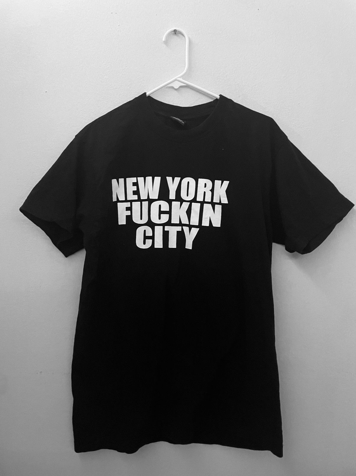 Vintage Vintage 90s New York Fuckin City Tee Size US L / EU 52-54 / 3 - 1 Preview