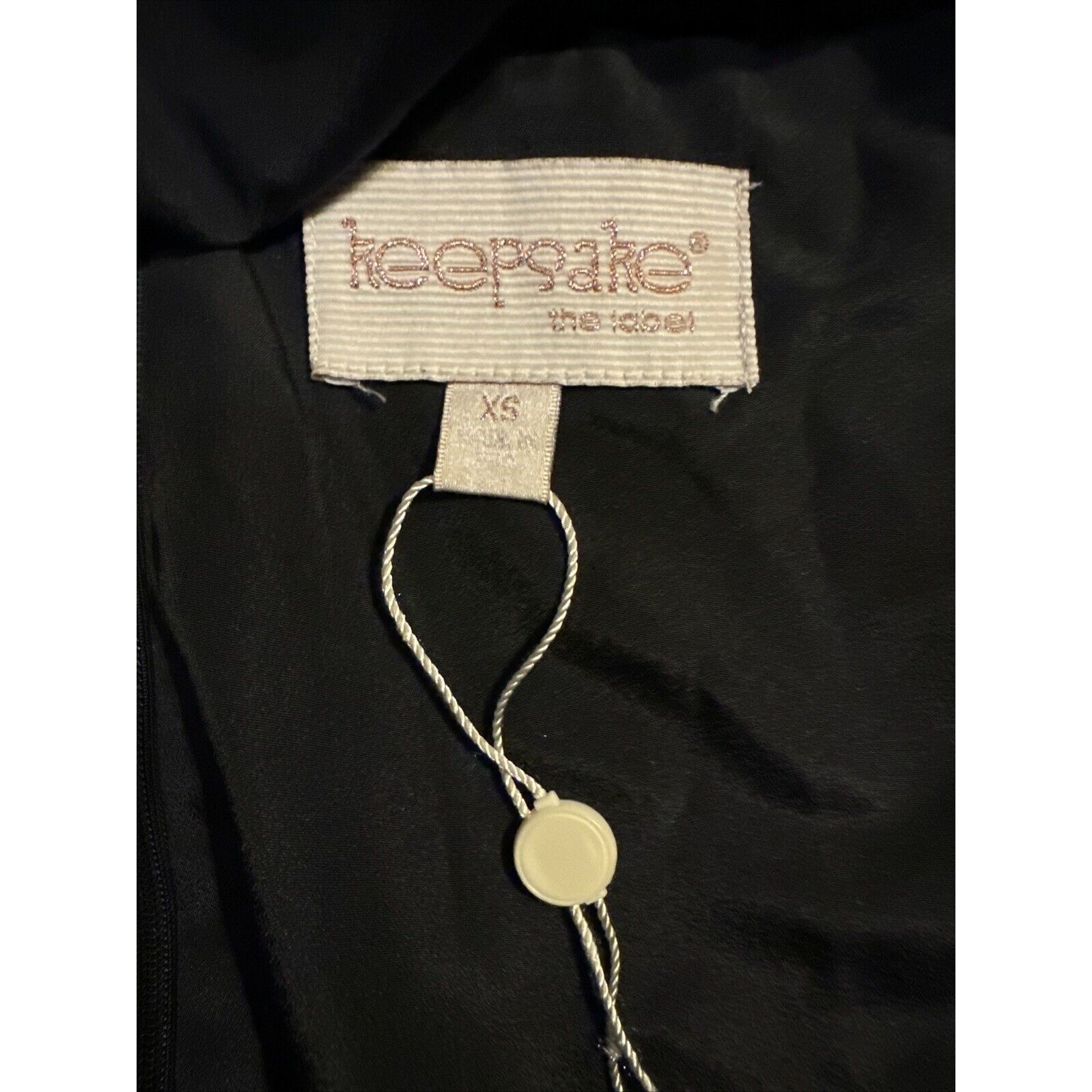 Other KEEPSAKE BLACK GOTH LACE Long SLEEVE OPEN BACK WOMEN'S PARTY Size XS / US 0-2 / IT 36-38 - 2 Thumbnail