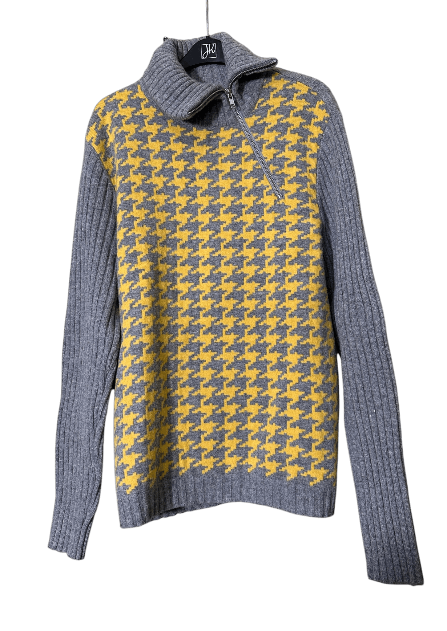 Grifoni Houndstooth merino sweater Size US L / EU 52-54 / 3 - 1 Thumbnail