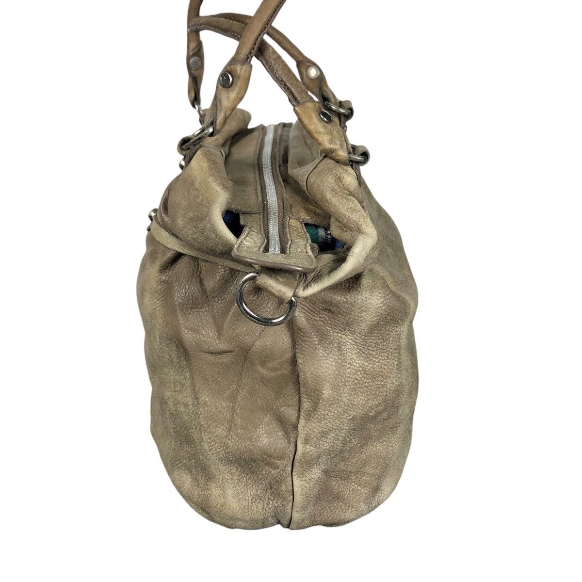 Vintage 📌Vintage Genuine Leather Bag Carol J Designer Gianni Notaro Size ONE SIZE - 5 Thumbnail
