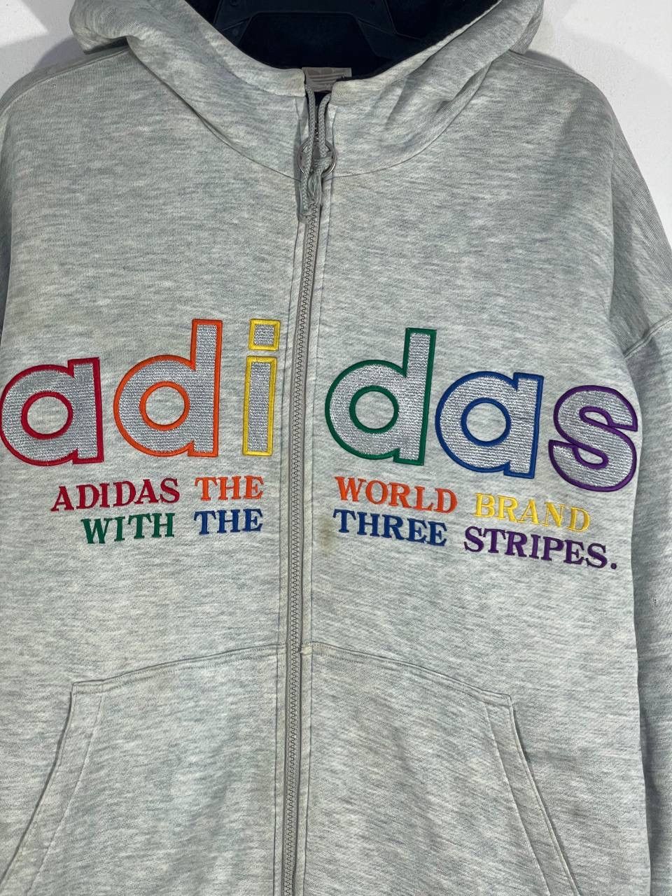 Adidas Vintage adidas big logo rainbow Size US L / EU 52-54 / 3 - 4 Thumbnail