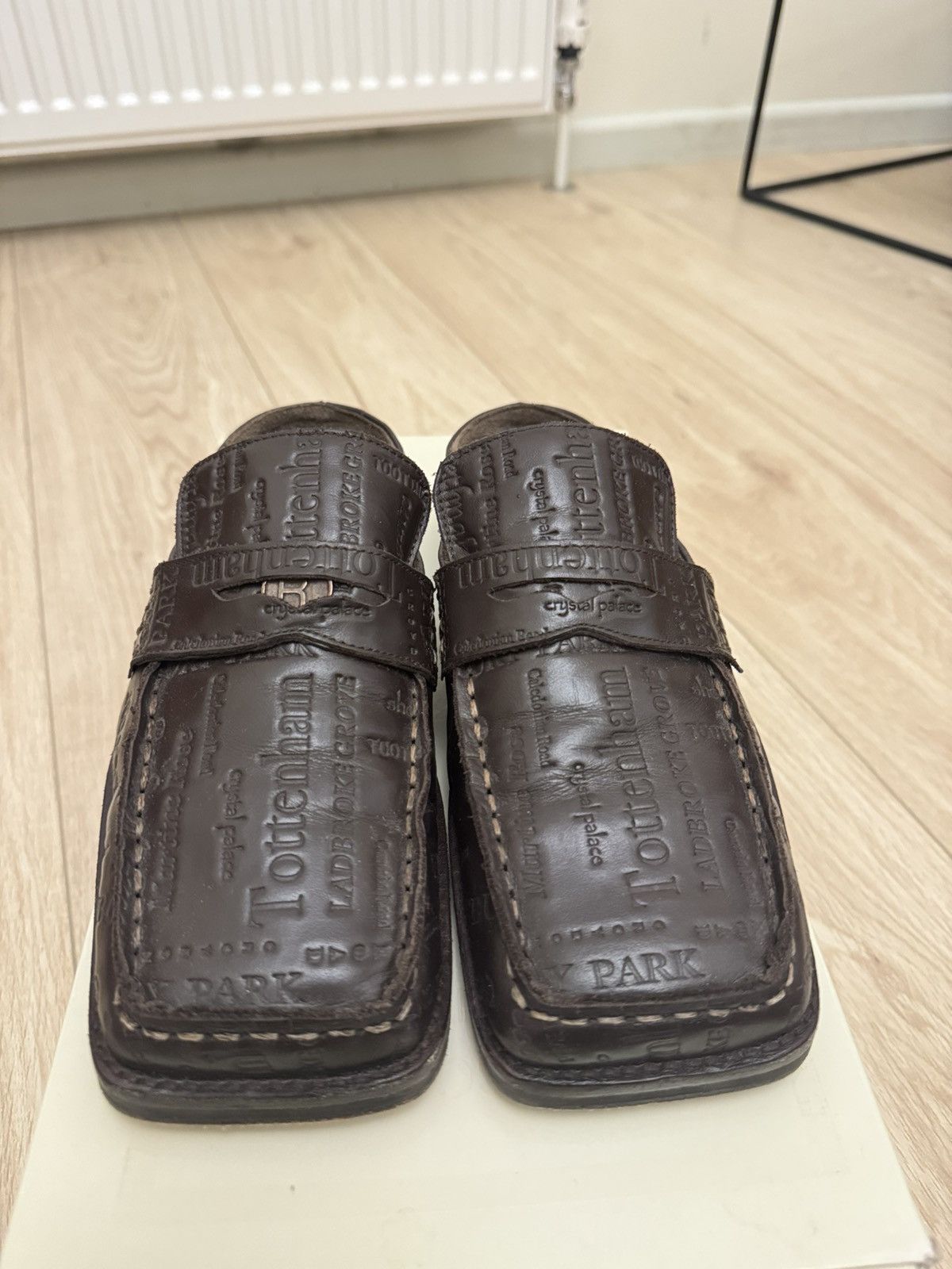 Martine Rose Martine Rose Embossed Loafers - Brown Size US 6 / EU 39 - 2 Thumbnail