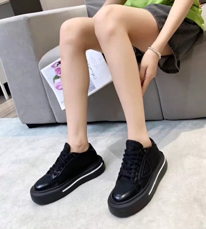 Prada Prada Black Triangle Logo Platforms Size 41 98 New Size US 8 / EU 41 - 9 Thumbnail