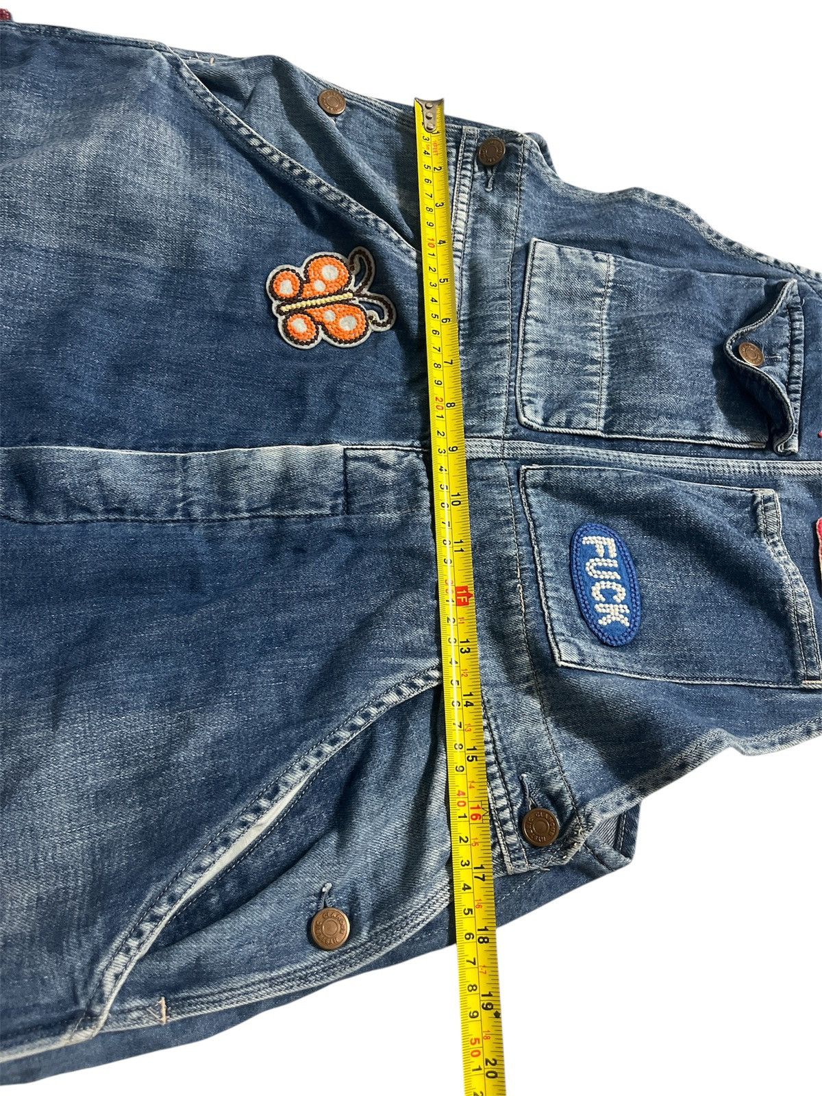 Hysteric Glamour HYSTERIC GLAMOUR OVERALL DENIME JEANS Size US 36 / EU 52 - 7 Thumbnail