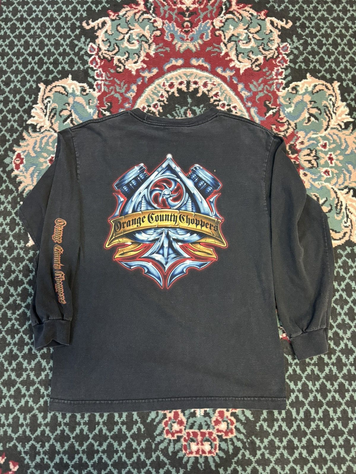 Vintage Vintage Orange County Choppers Biker Longsleeve Size US M / EU 48-50 / 2 - 1 Thumbnail