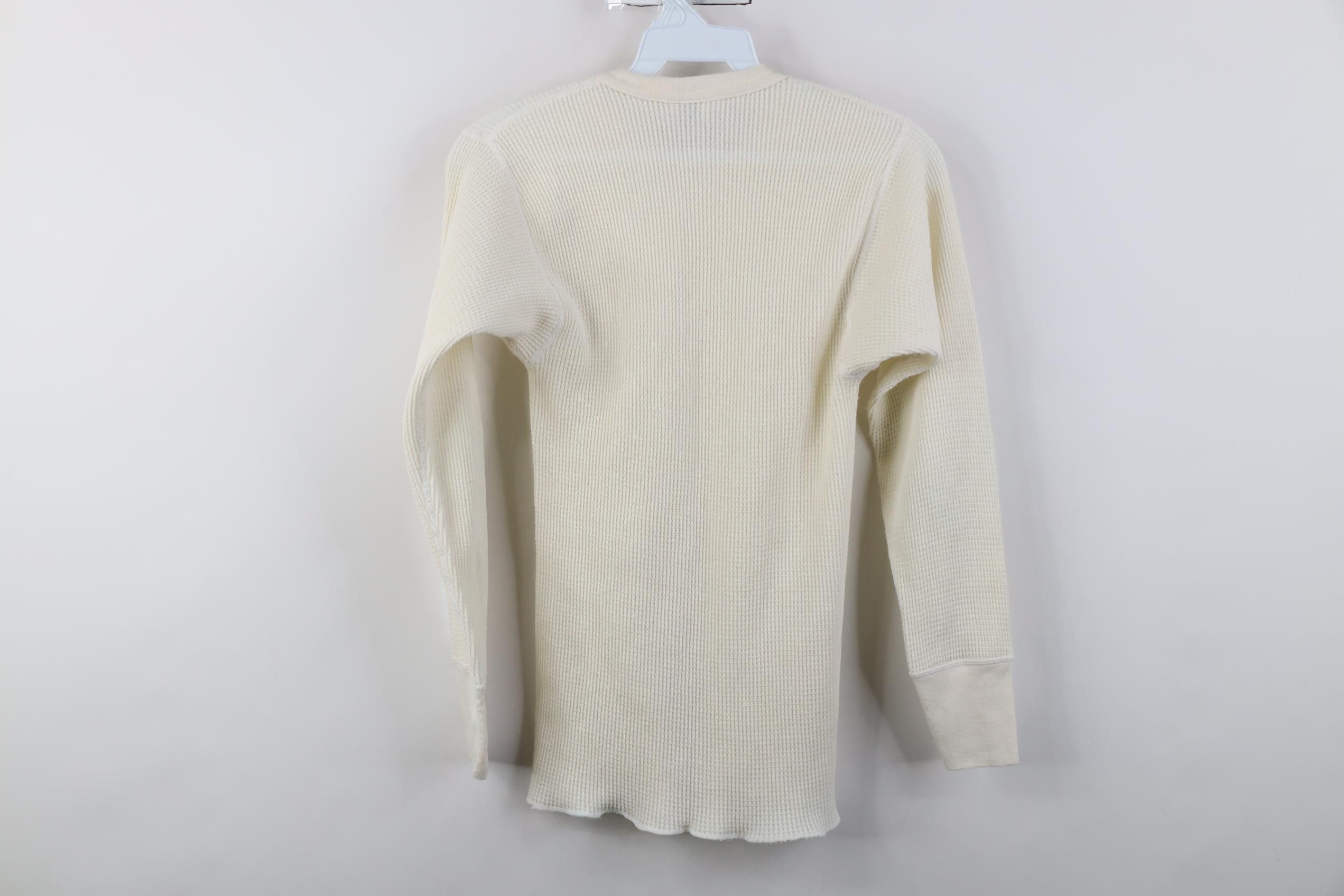 Vintage Vintage 70s Streetwear Waffle Knit Long Sleeve T-Shirt USA Size US M / EU 48-50 / 2 - 7 Thumbnail