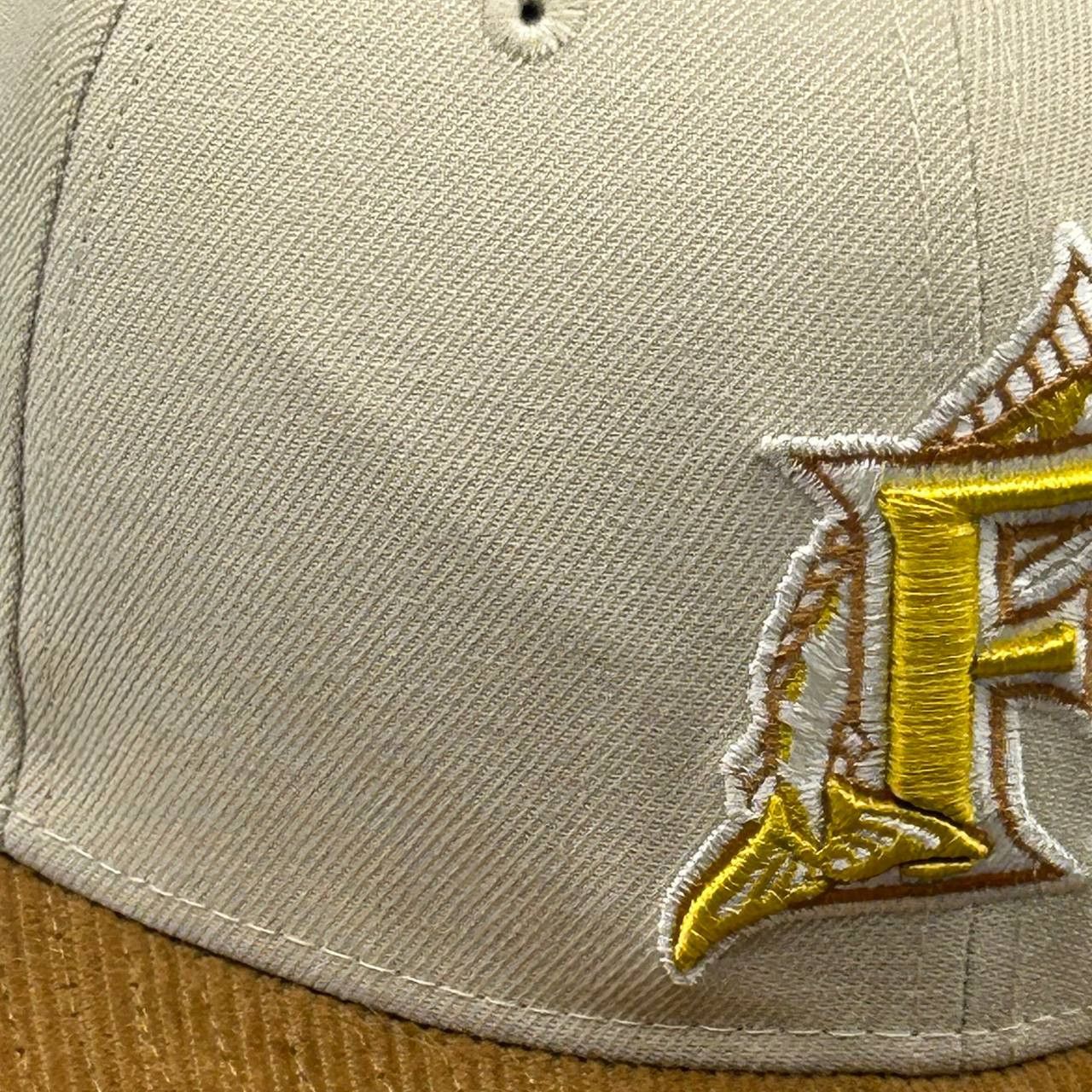 New Era Florida Marlins Hat Men 7 5/8 59Fifty MLB Fitted Cap New Size ONE SIZE - 7 Thumbnail